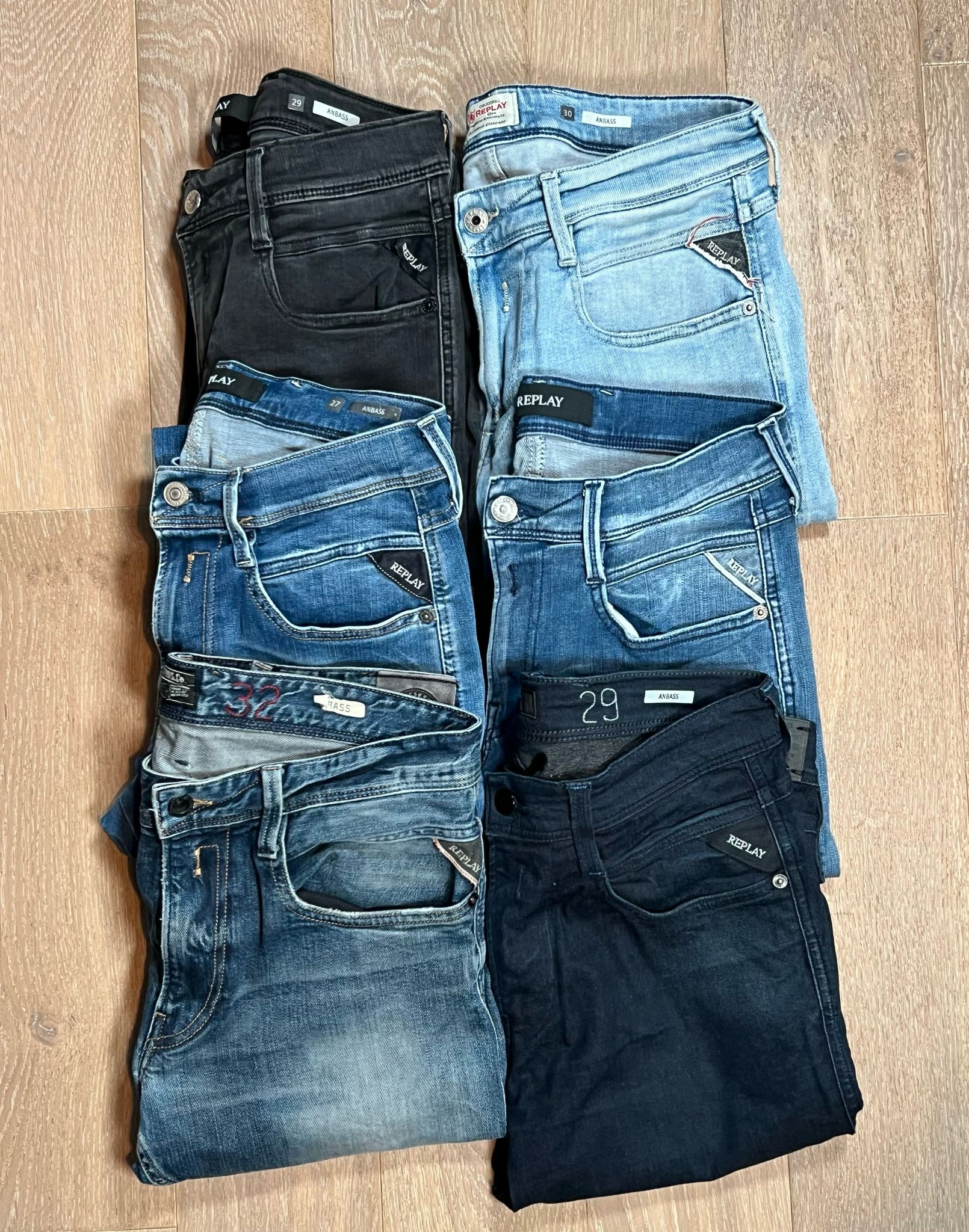 Replay Anbass Jeans Bulk x6