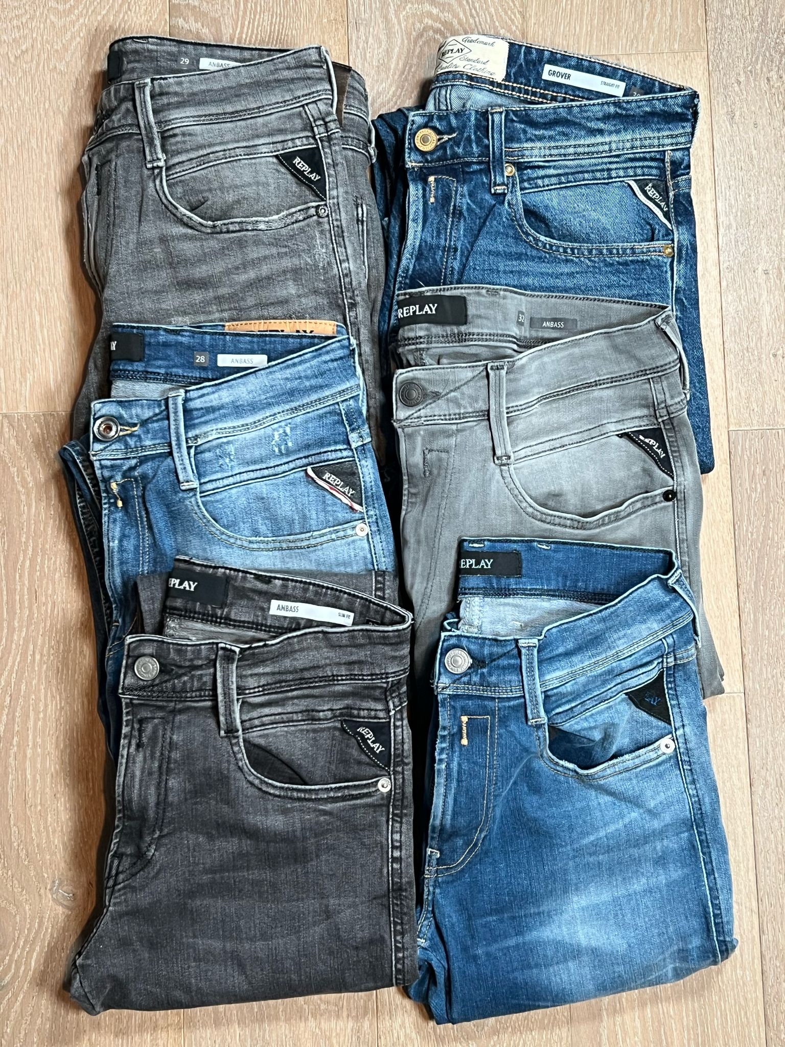 Replay Anbass Jeans Bulk x6