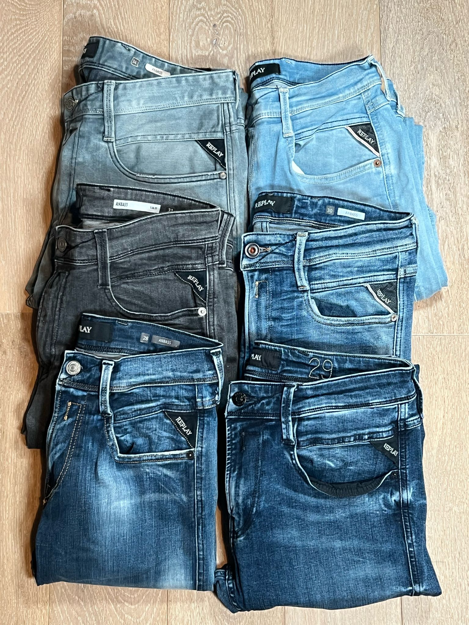 Replay Anbass Jeans Bulk x6