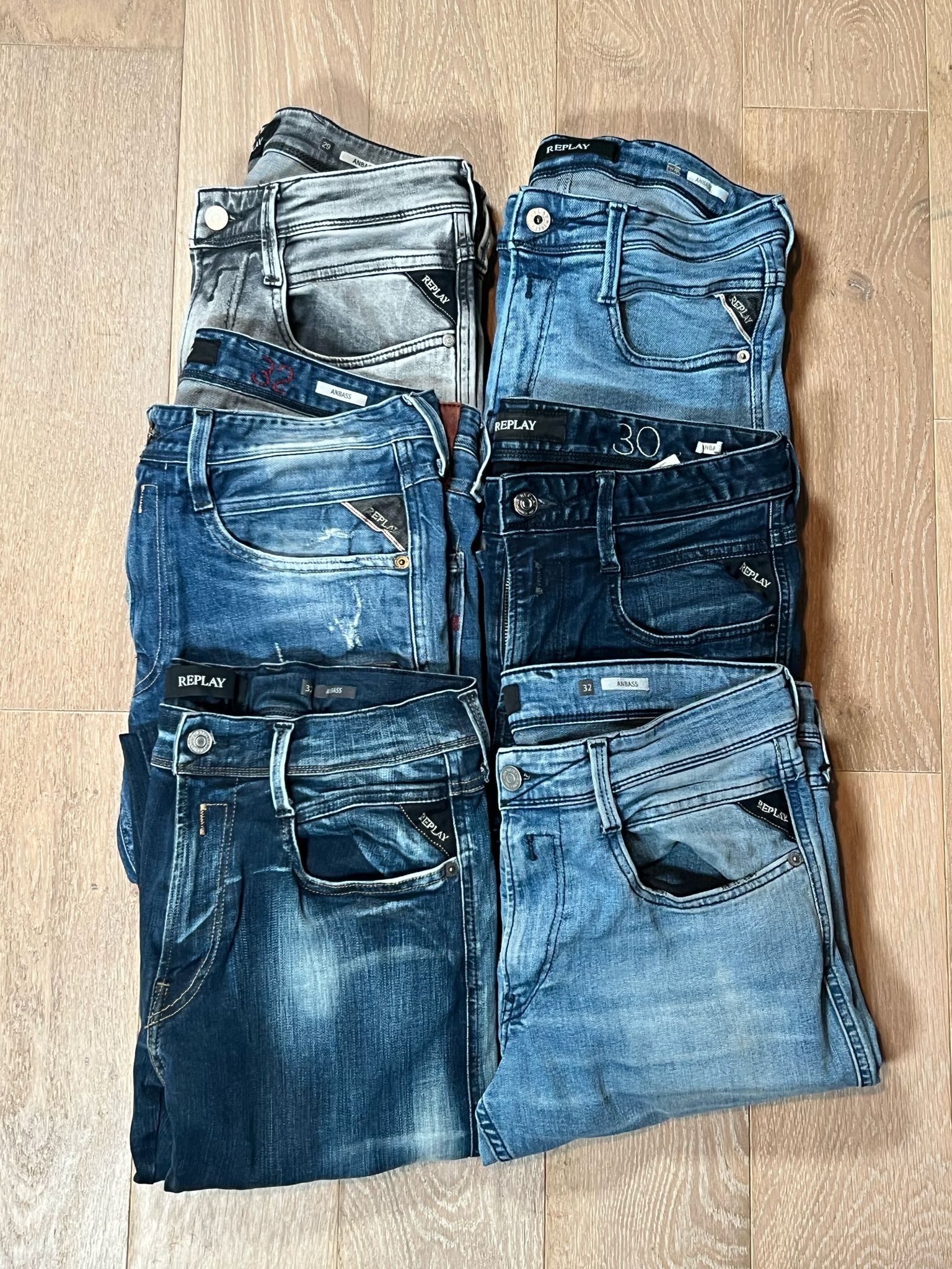 Replay Anbass Jeans bulk x6