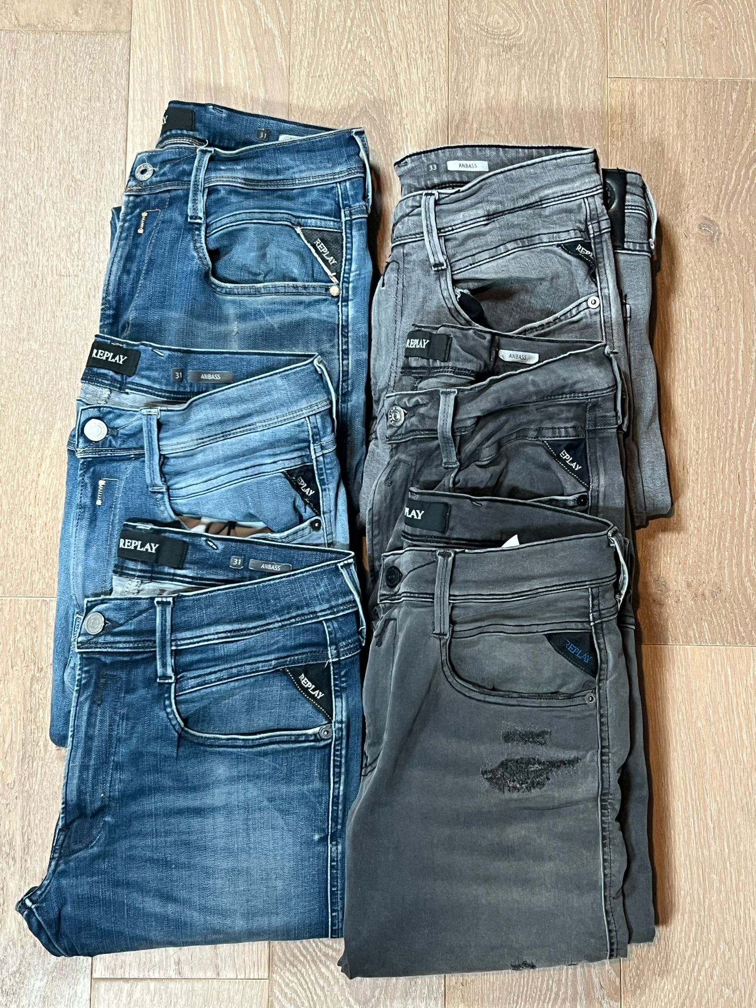 Replay Anbass Jeans Bulk x6
