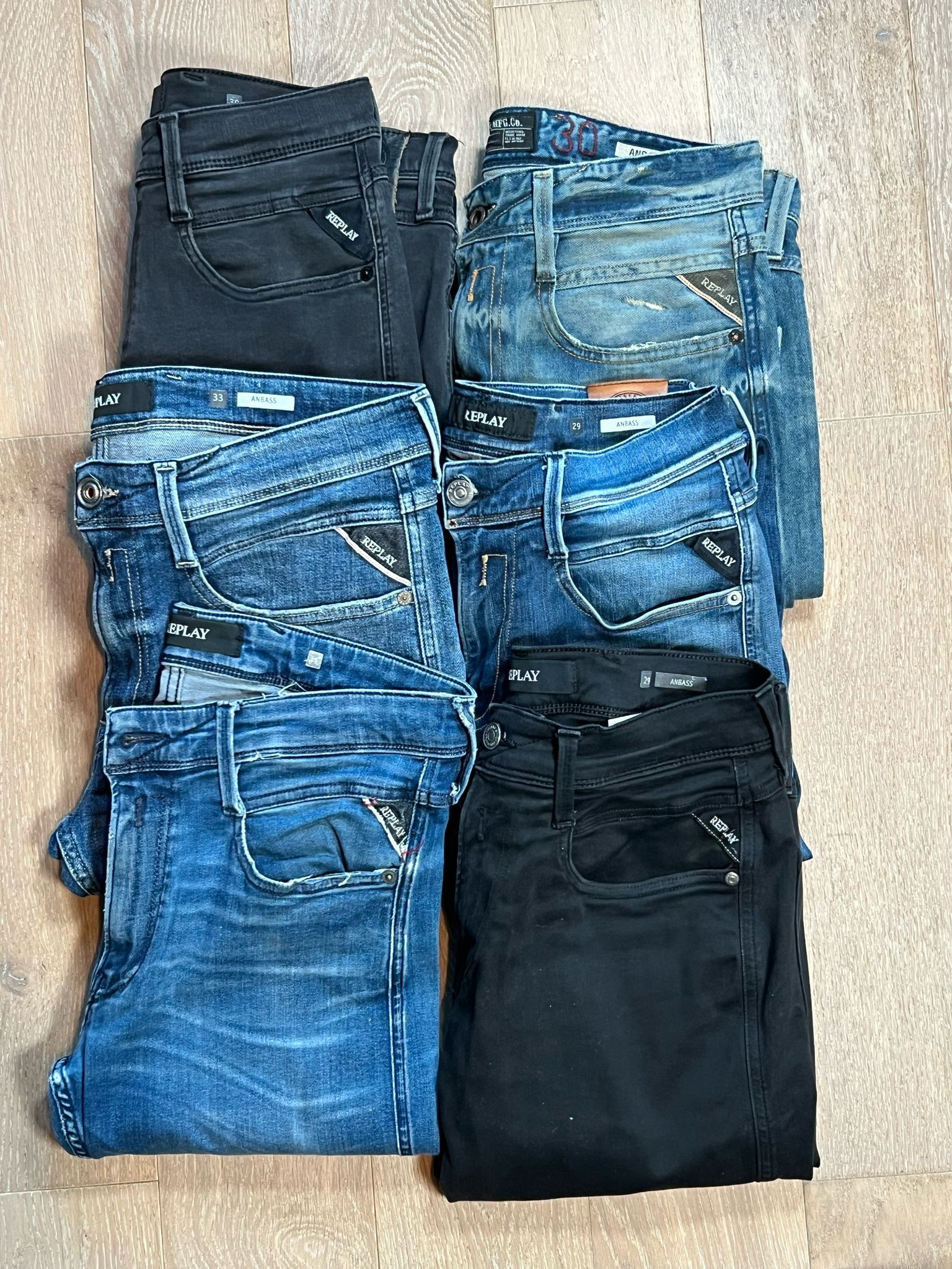 Replay Anbass Jeans Bulk x6