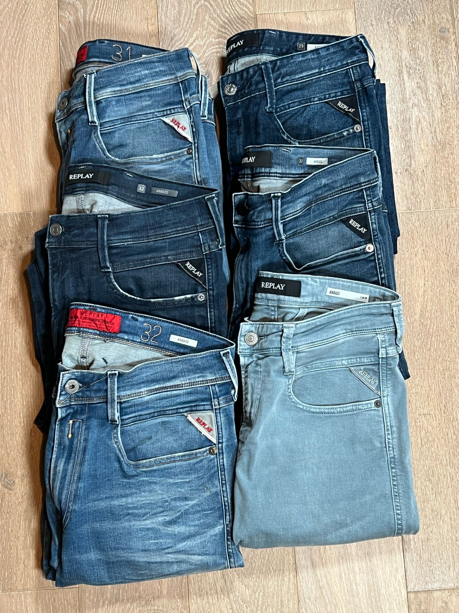 Replay Anbass Jeans Bulk x6