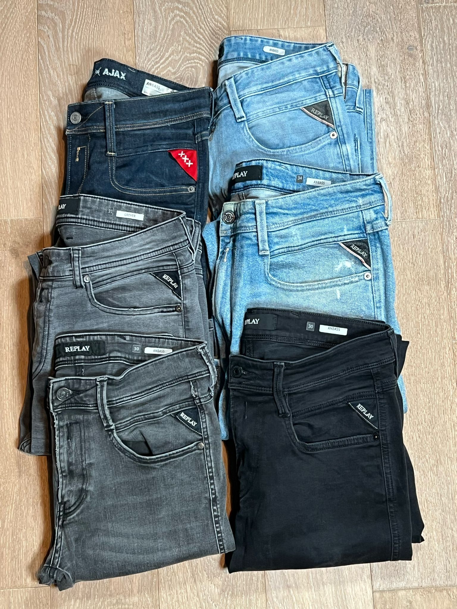 Replay Anbass Jeans Bulk x6