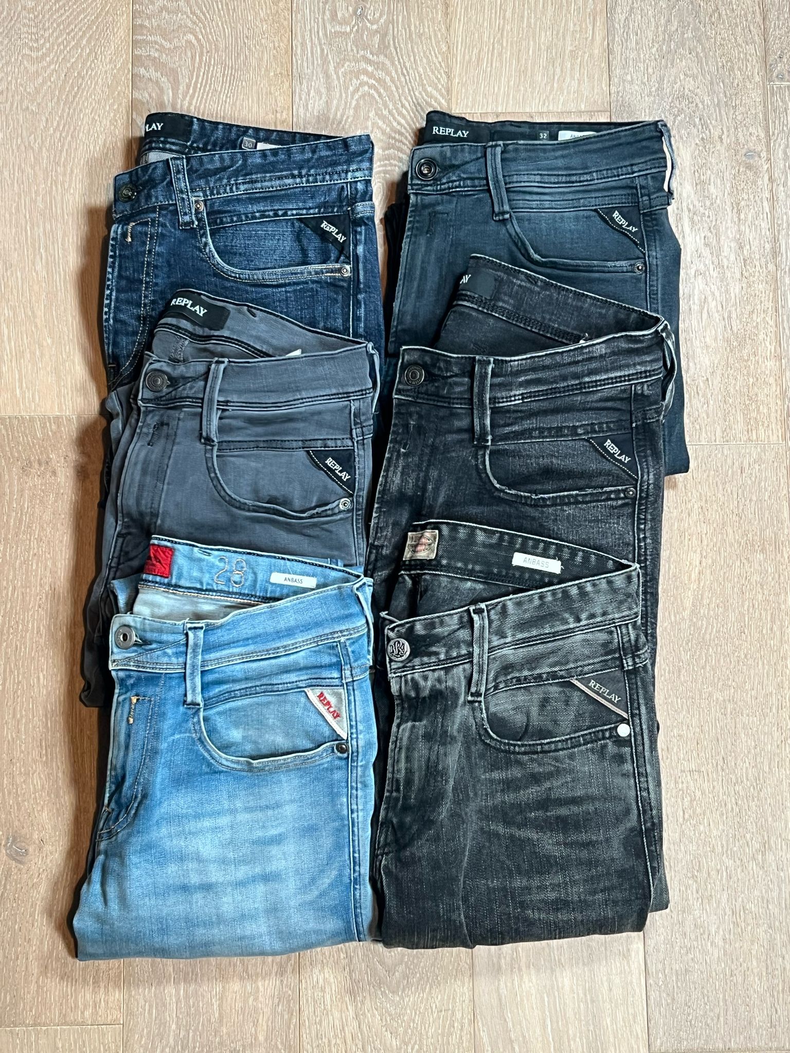 Replay Anbass Jeans Bulk x6