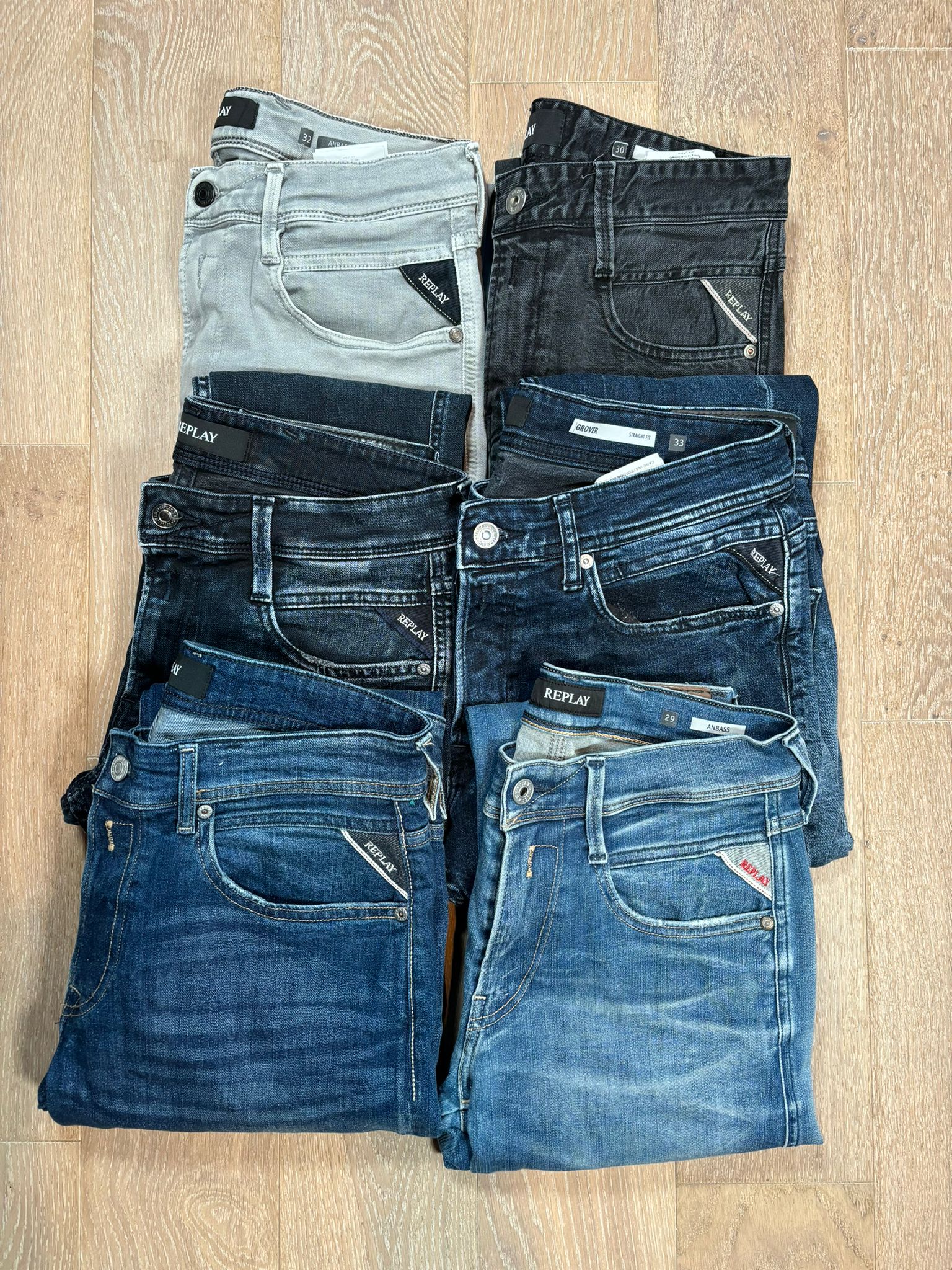 Replay Anbass Jeans Bulk x6