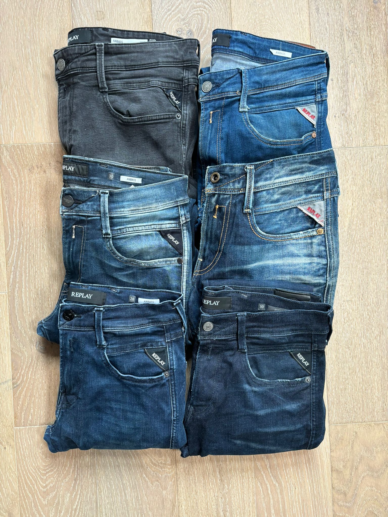 Replay Anbass Jeans Bulk x6