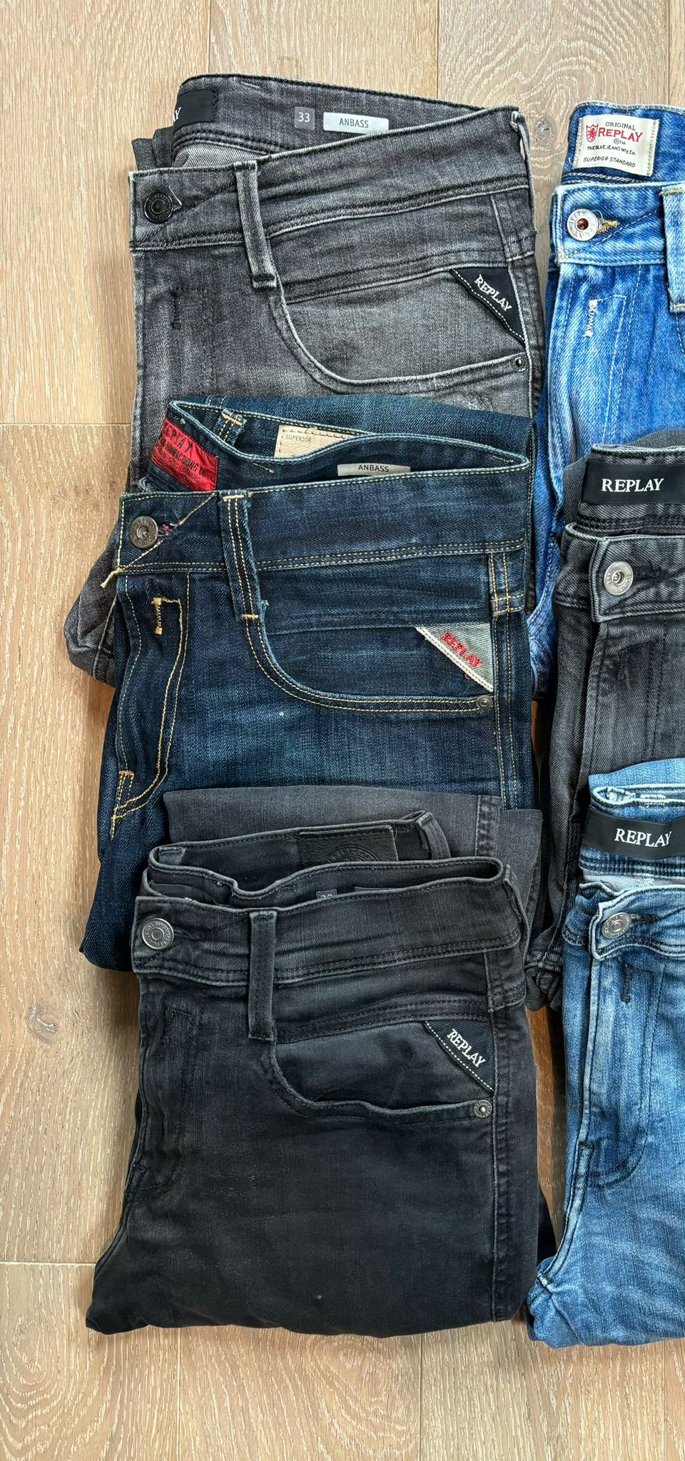 Replay Anbass Jeans Bulk x6