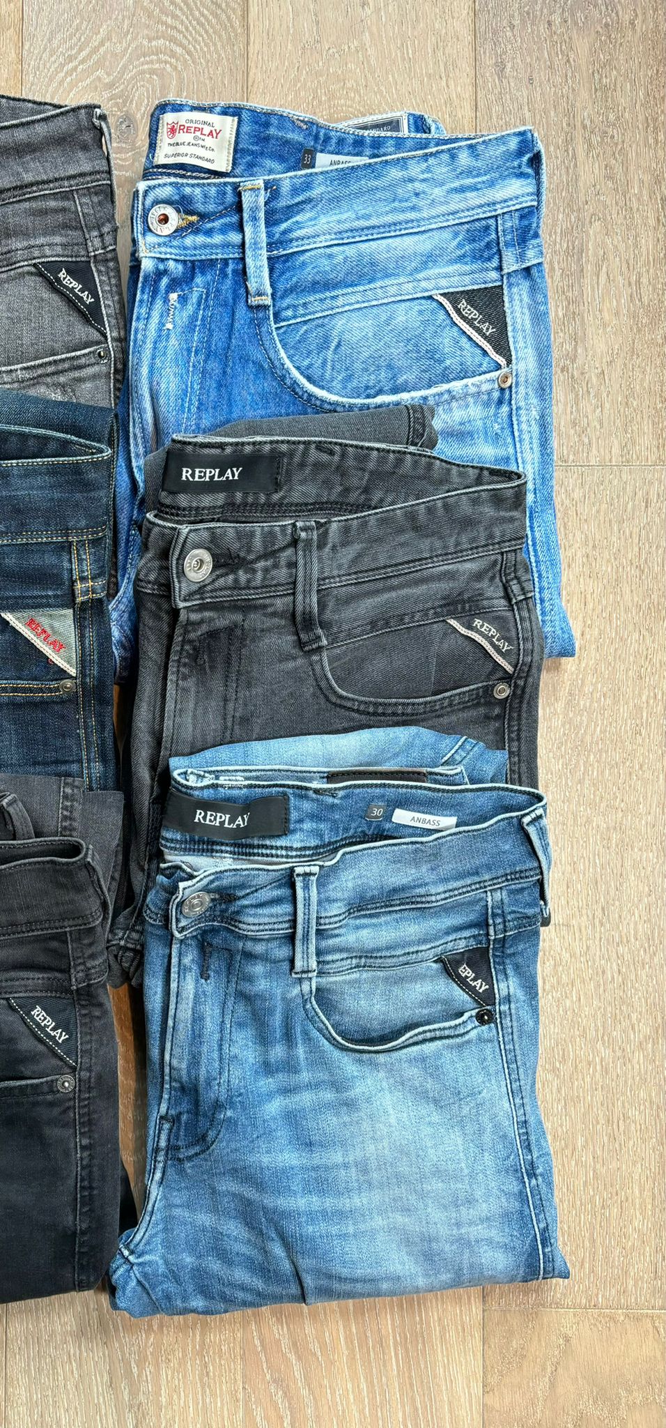 Replay Anbass Jeans Bulk x6