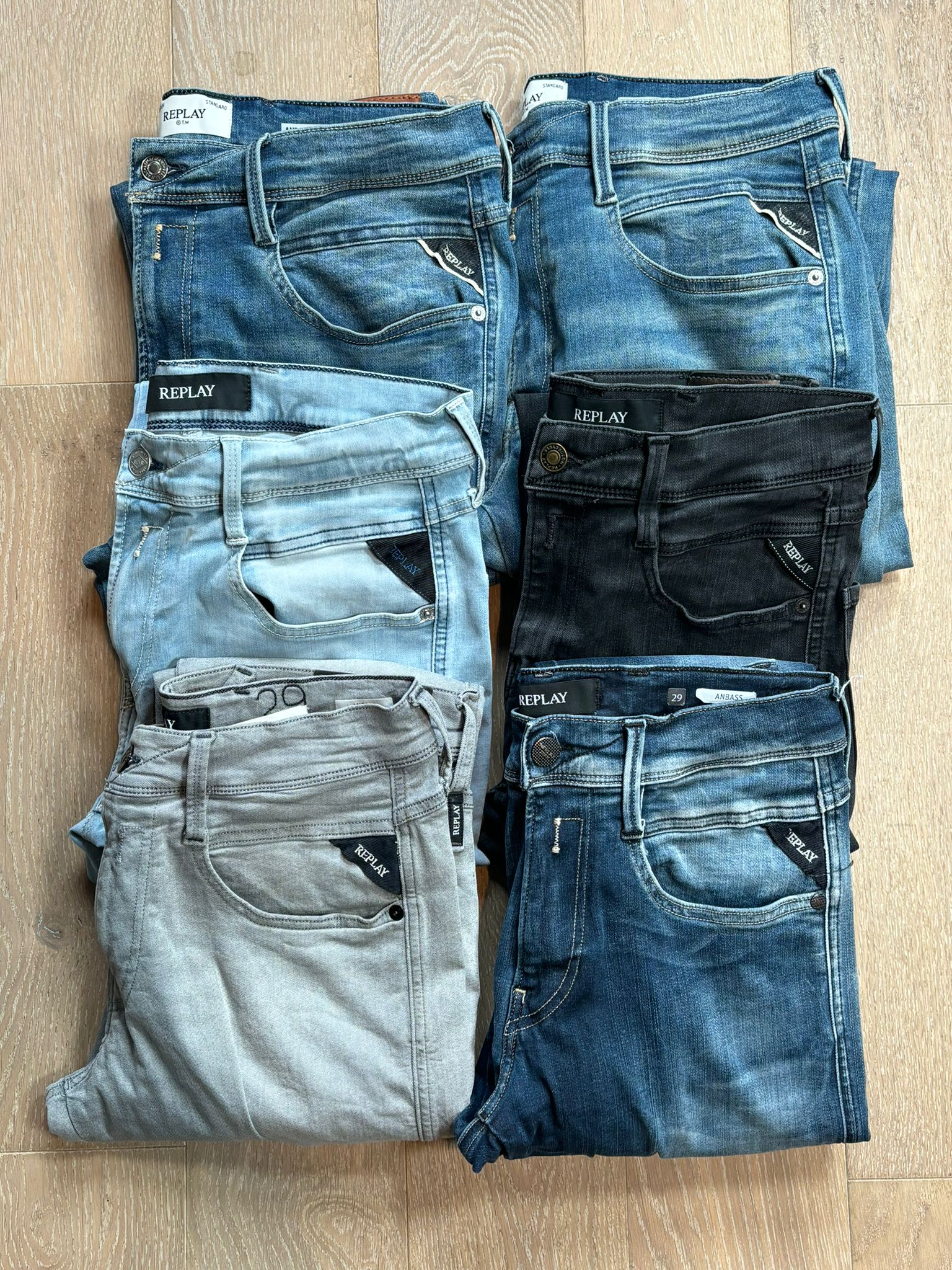 Replay Anbass Jeans Bulk x6