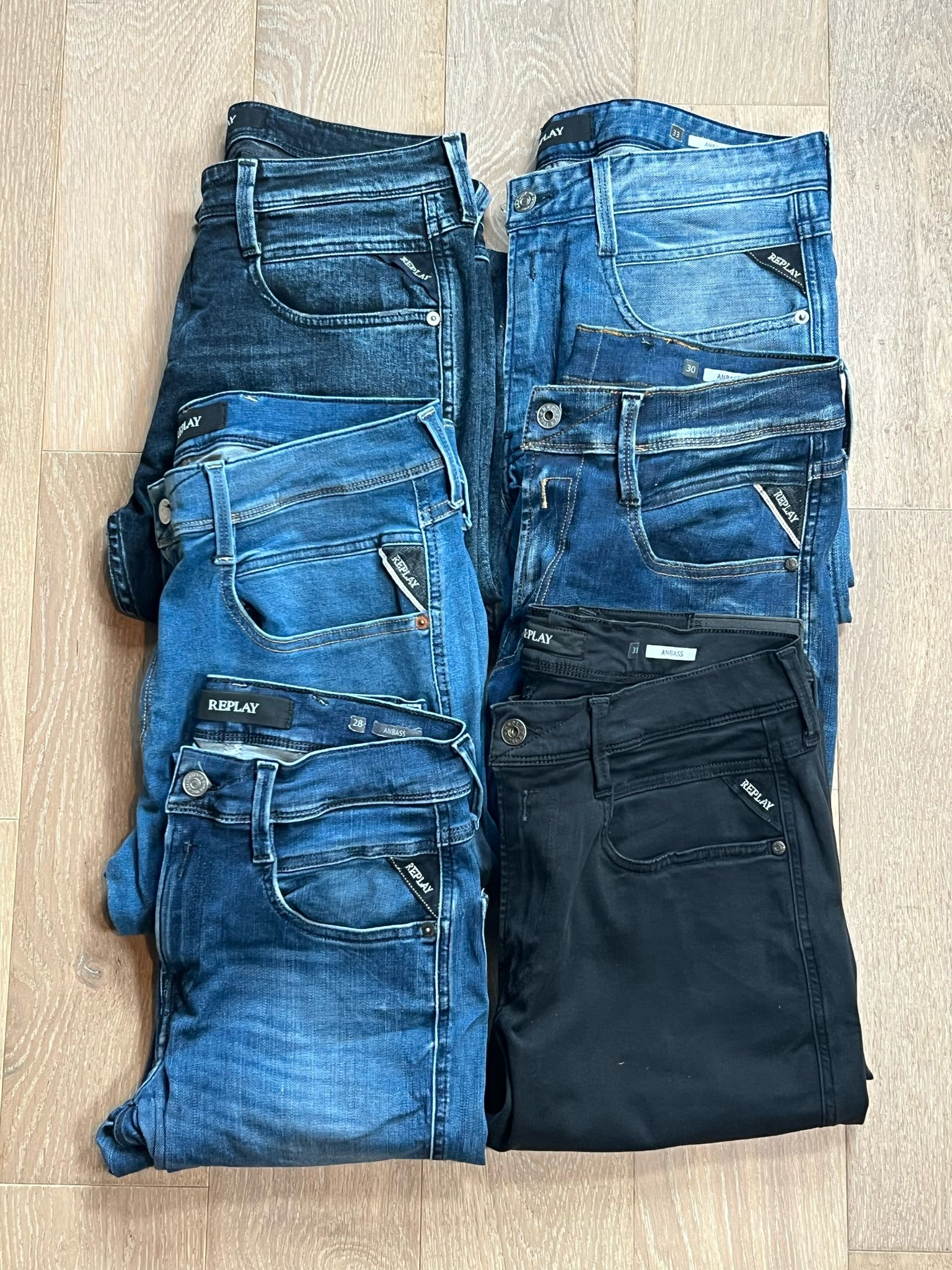 Replay Anbass Jeans Bulk x6