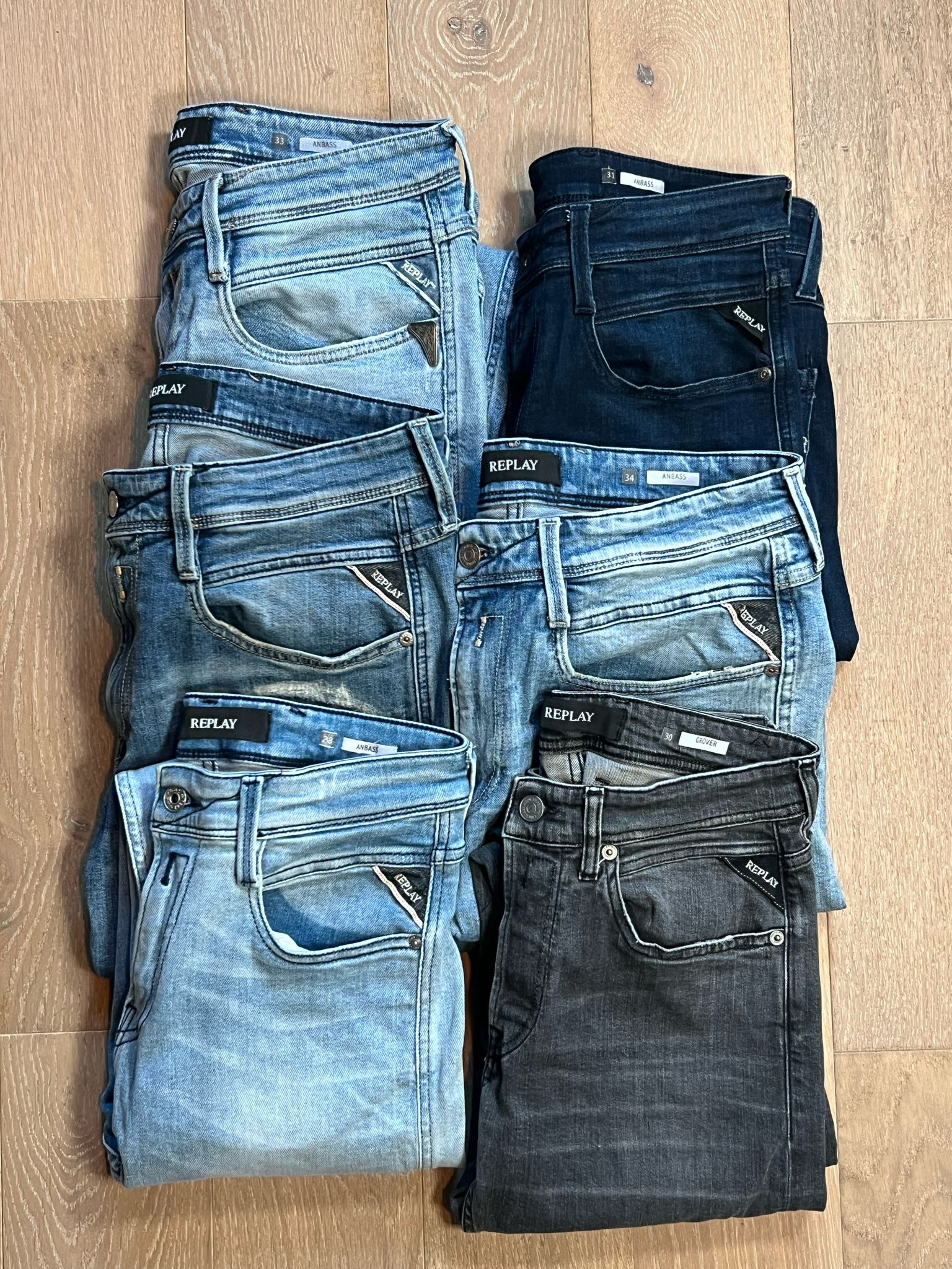 Replay Anbass Jeans Bulk x6