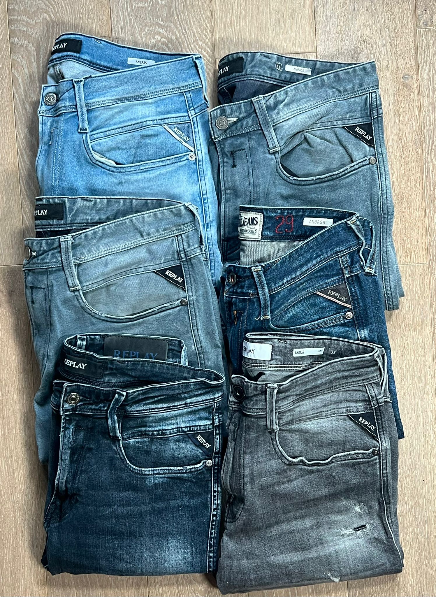 Replay Anbass Jeans Bulk x6