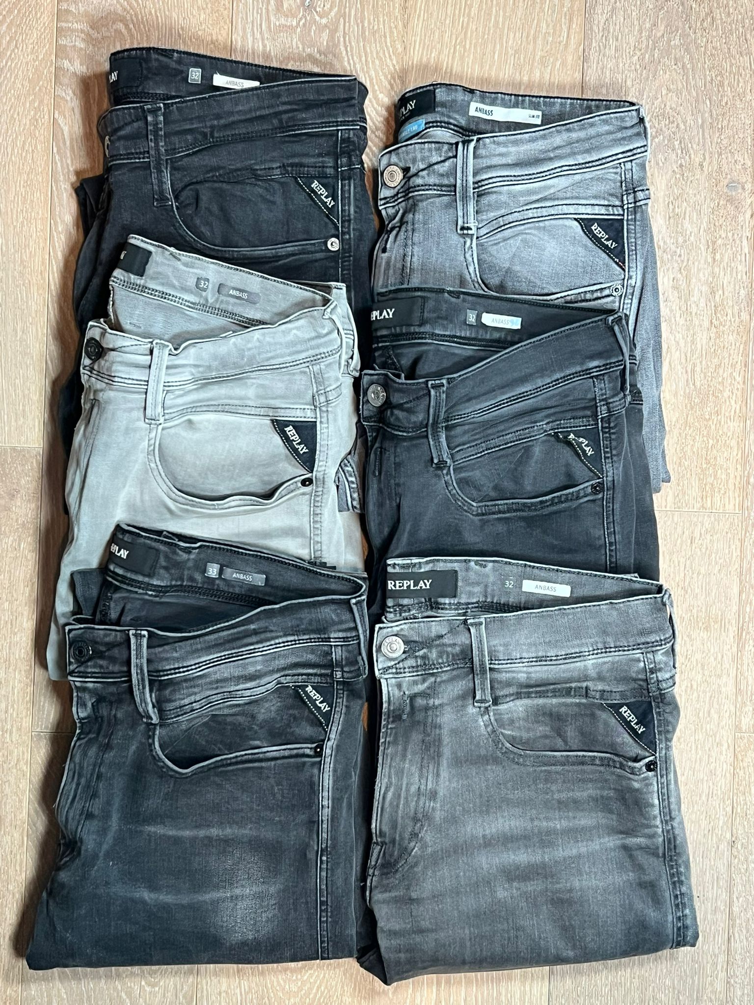 Replay Anbass Jeans Bulk x6