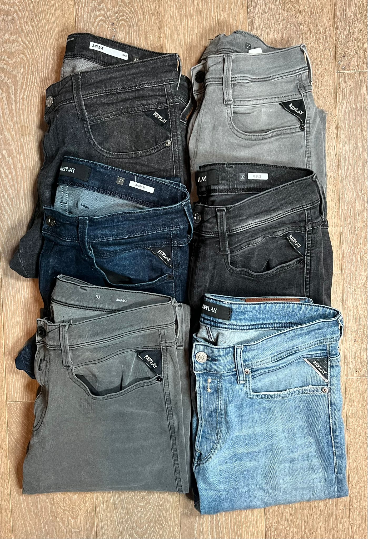 Replay Anbass Jeans Bulk x6