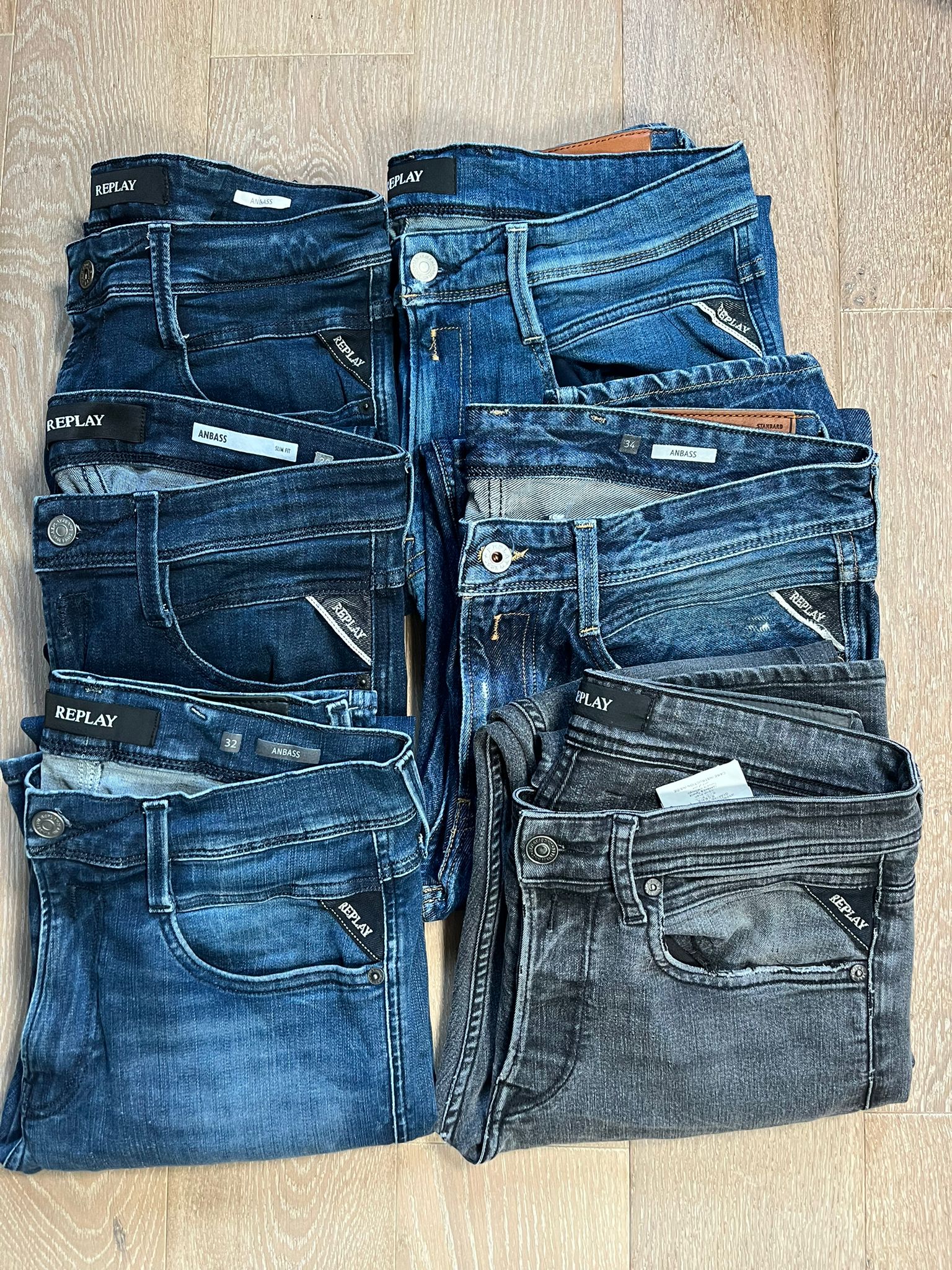 Replay Anbass Jeans Bulk x6