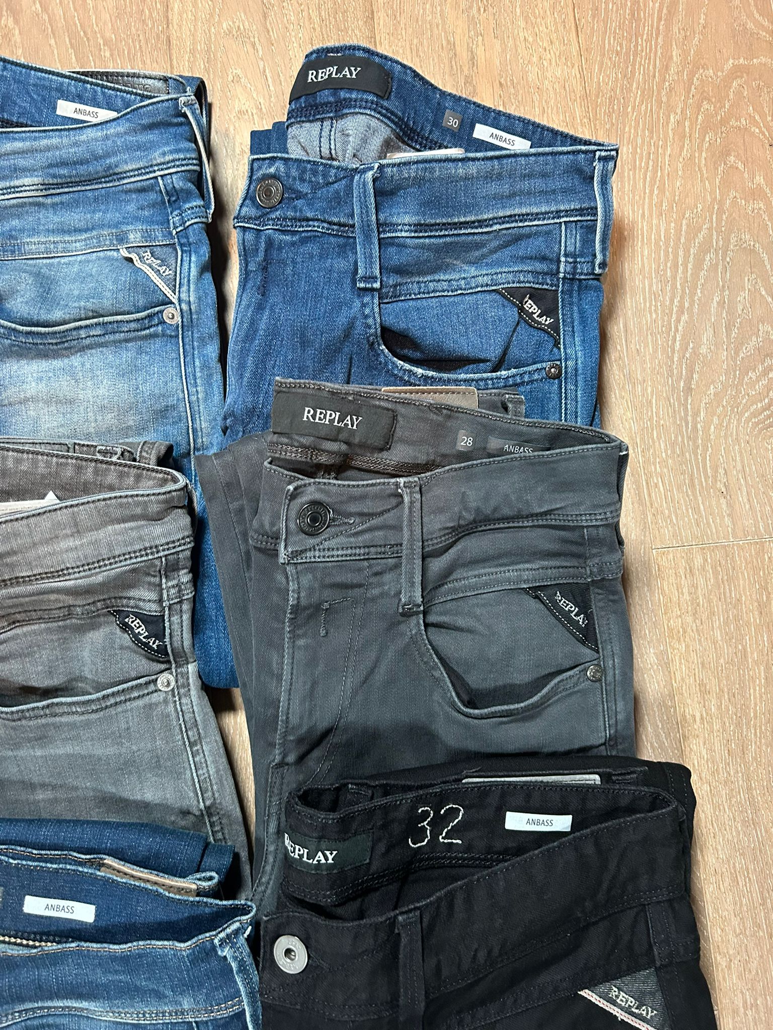 Replay Anbass Jeans Bulk x6