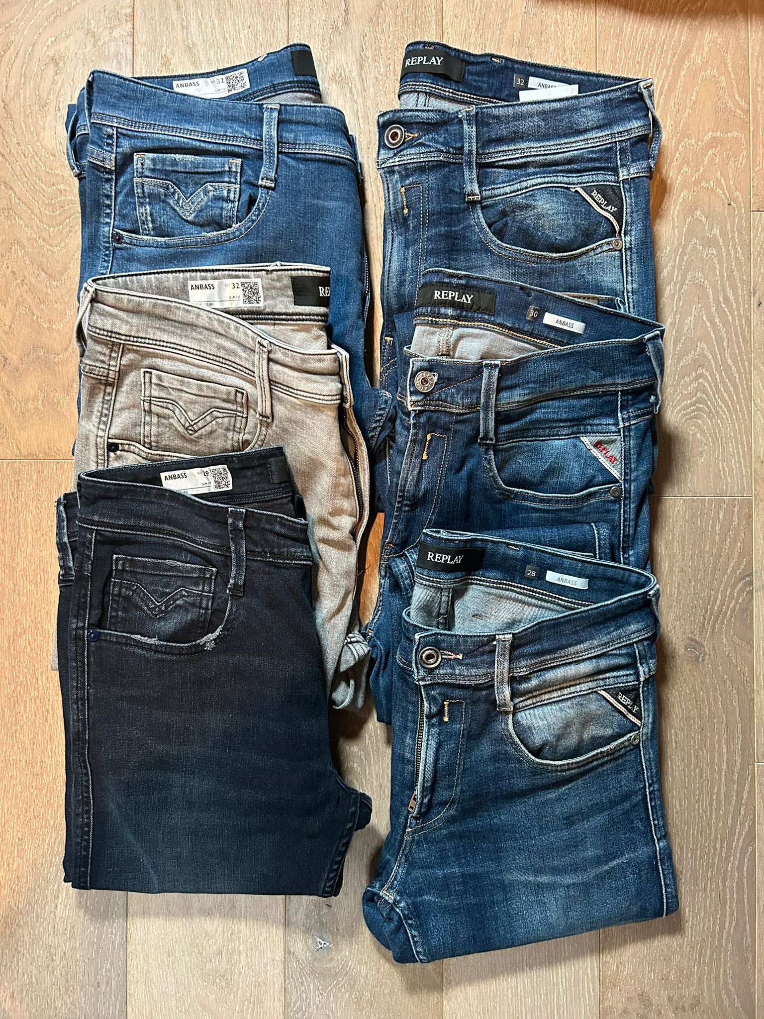 Replay Anbass Jeans Bulk x6