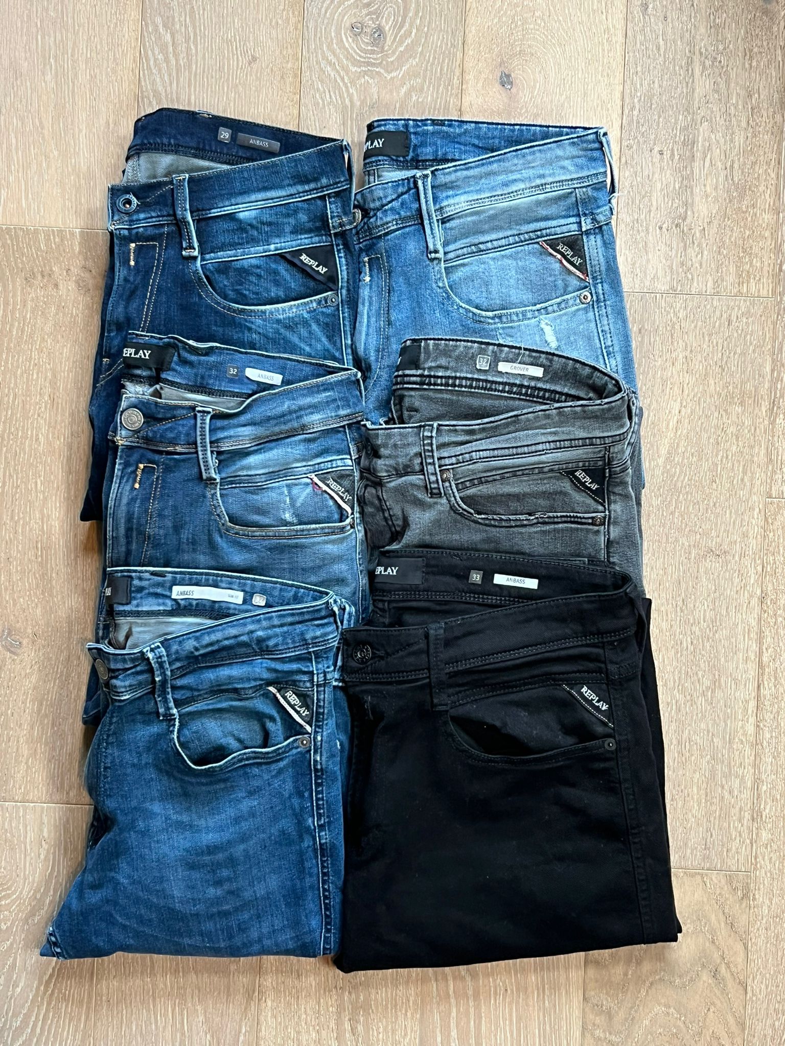 Replay Anbass Jeans Bulk x6