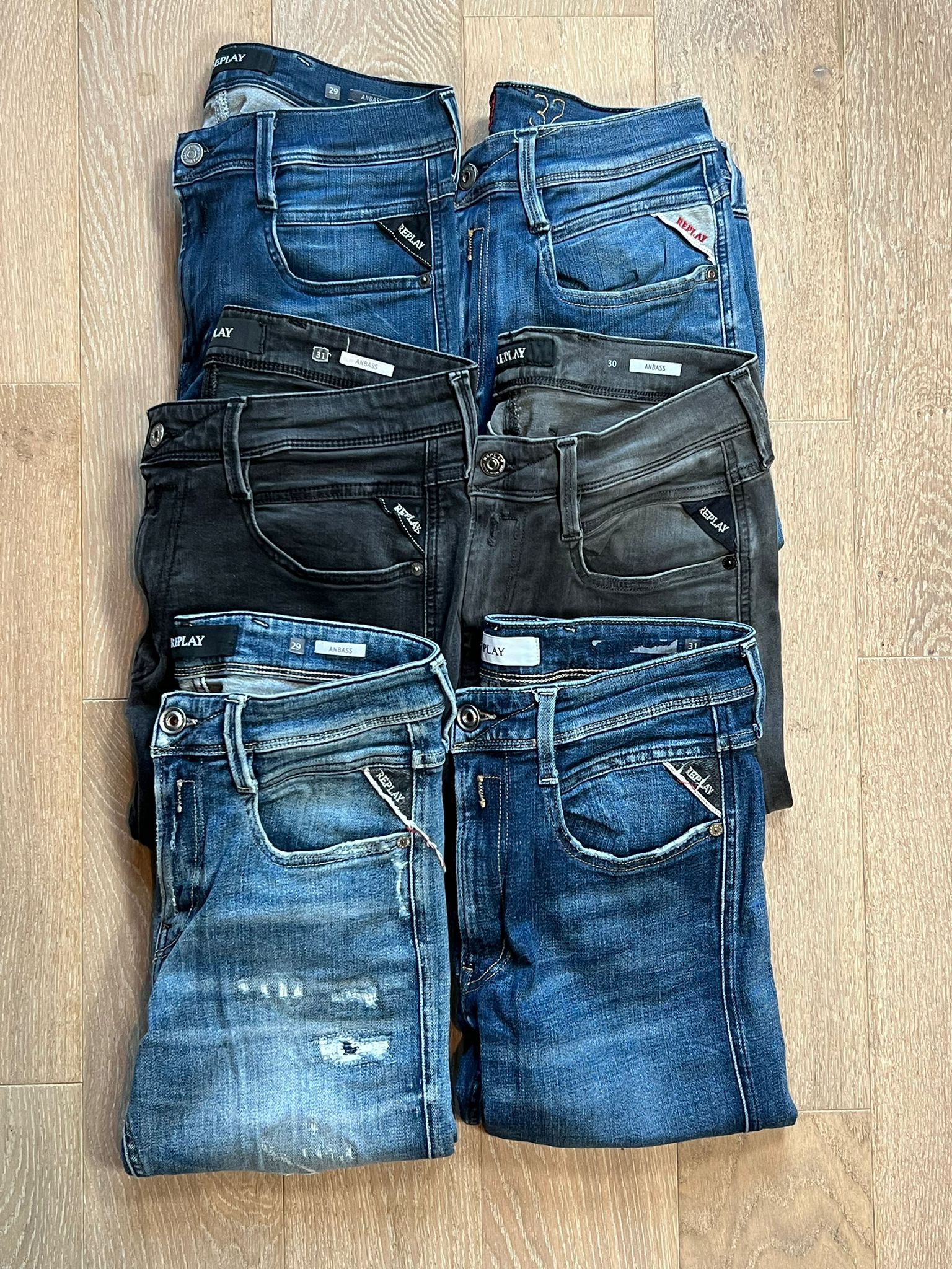 Replay Anbass Jeans Bulk x6