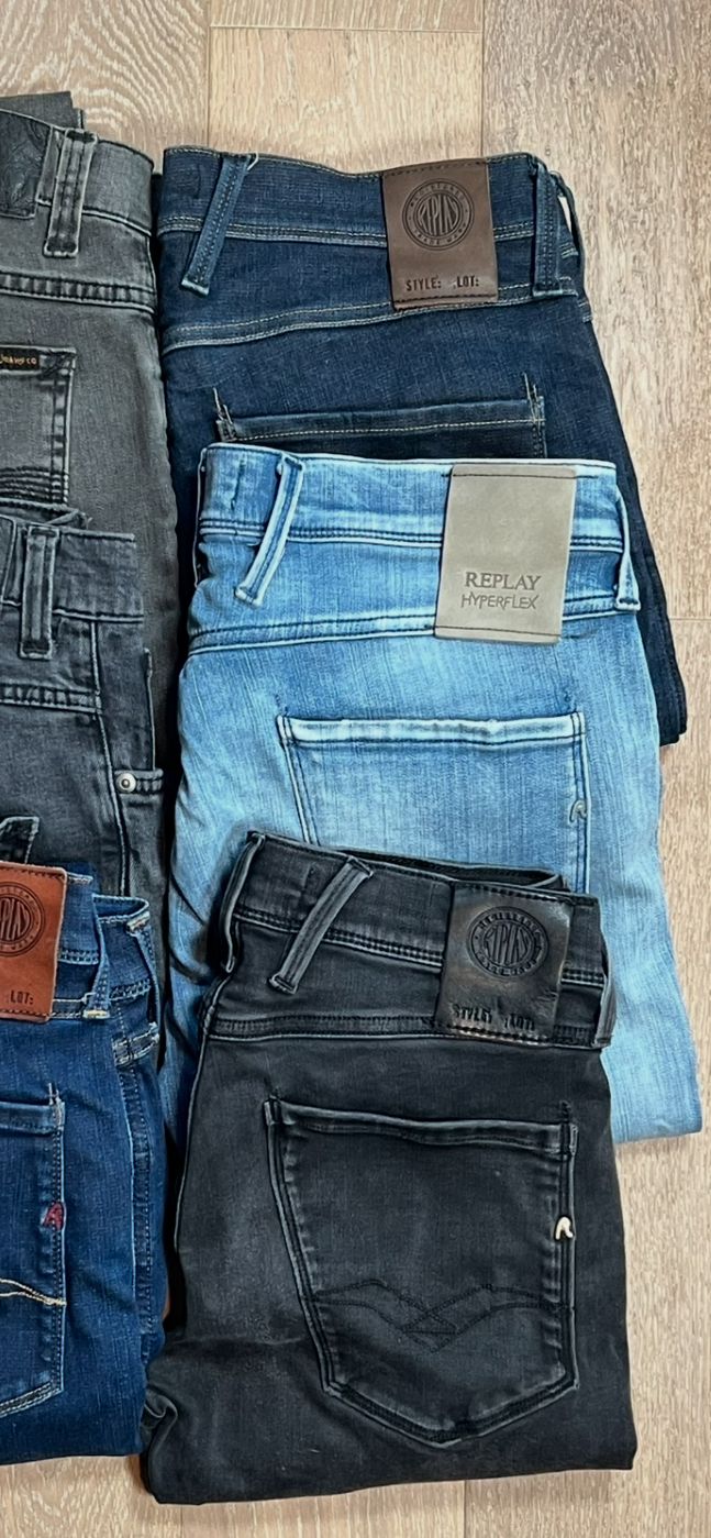 Replay Anbass & Nudie Jeans Bulk x6