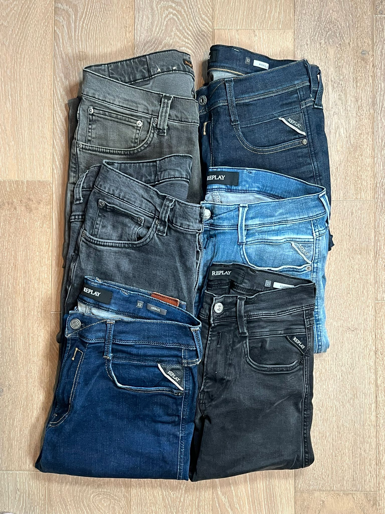 Replay Anbass & Nudie Jeans Bulk x6