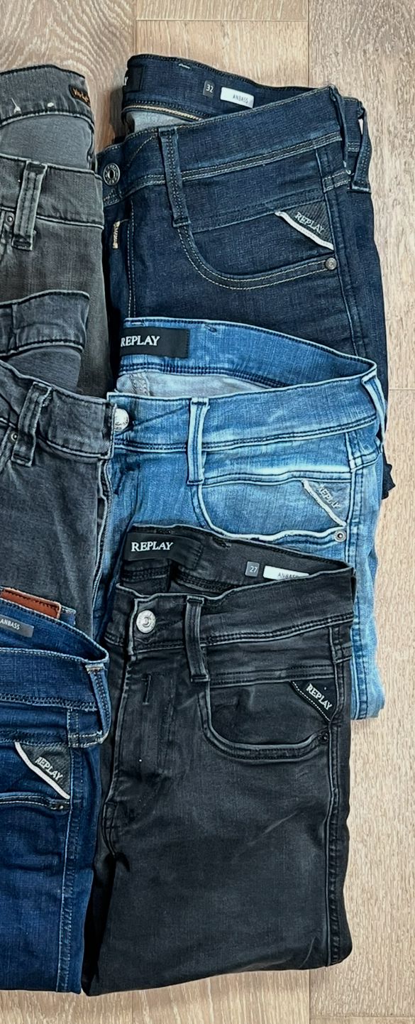 Replay Anbass & Nudie Jeans Bulk x6