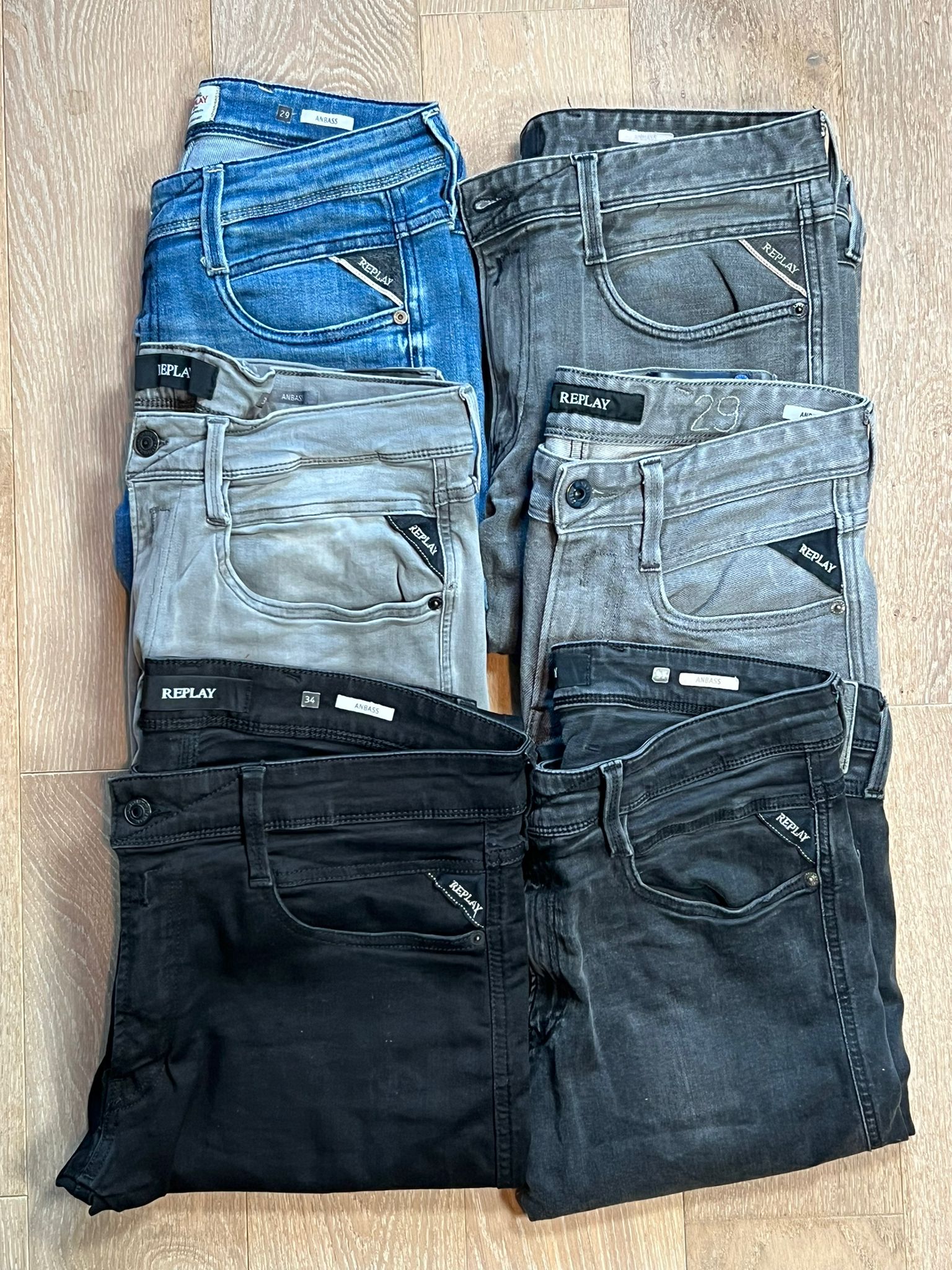 Replay Anbass Jeans Bulk x6