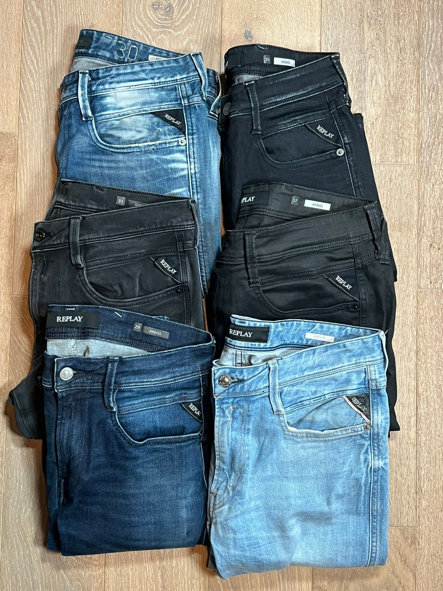 Replay Anbass Jeans Bulk x6