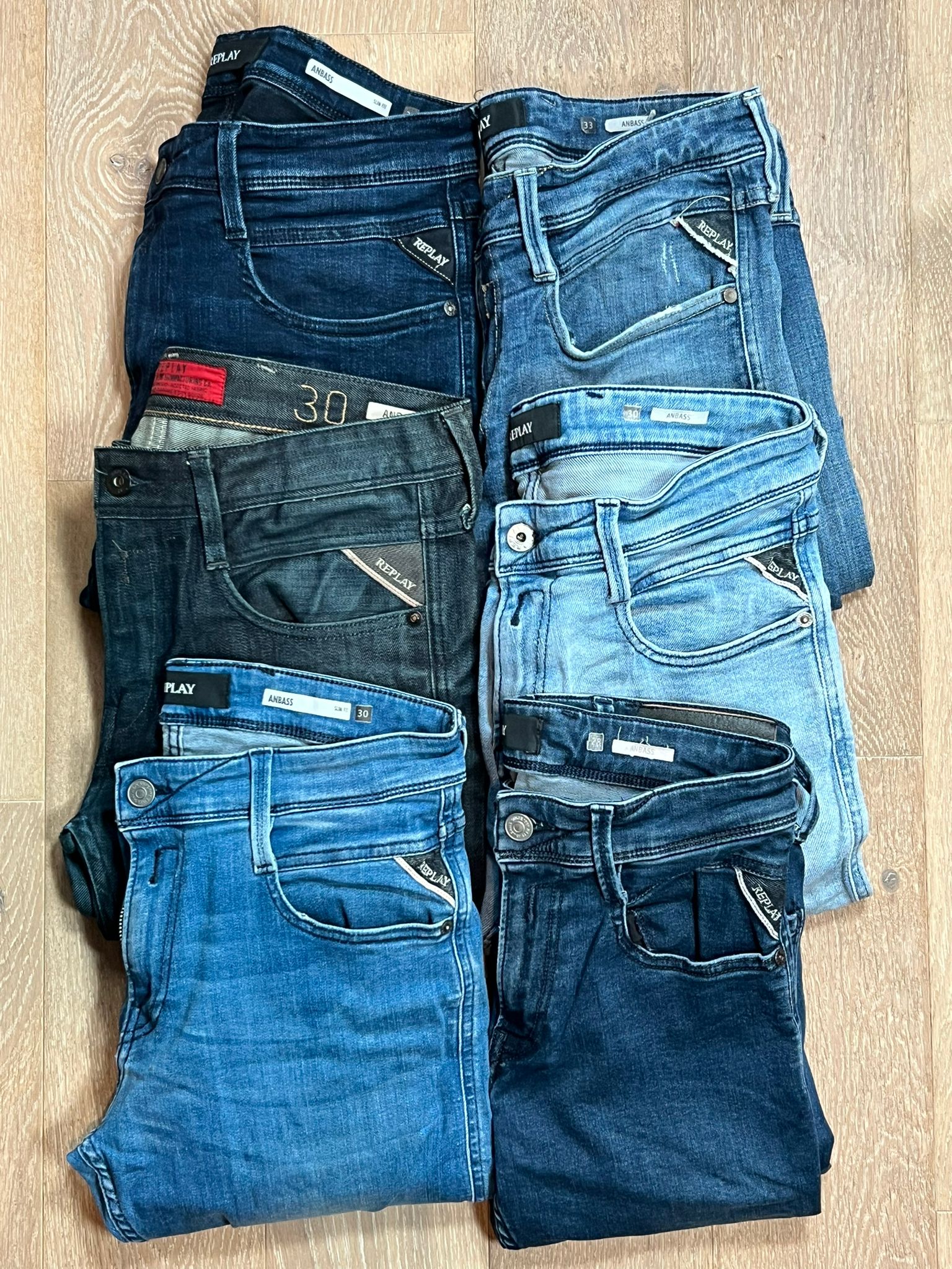 Replay Anbass Jeans Bulk x6