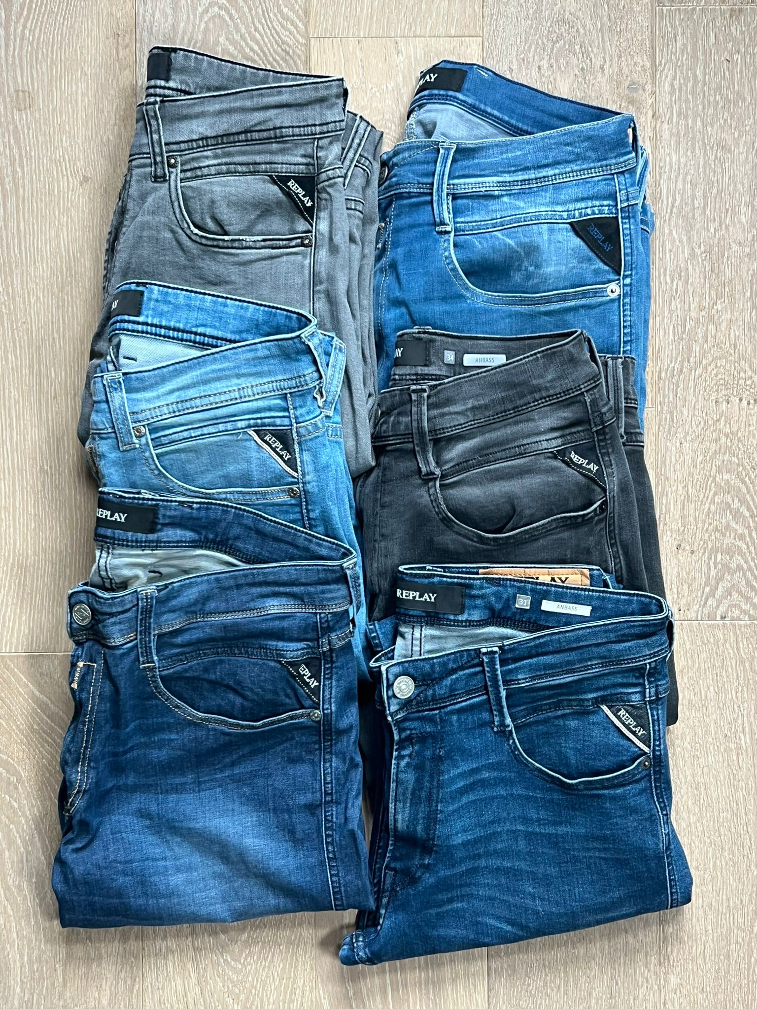 Replay Anbass Jeans Size W28 - W34