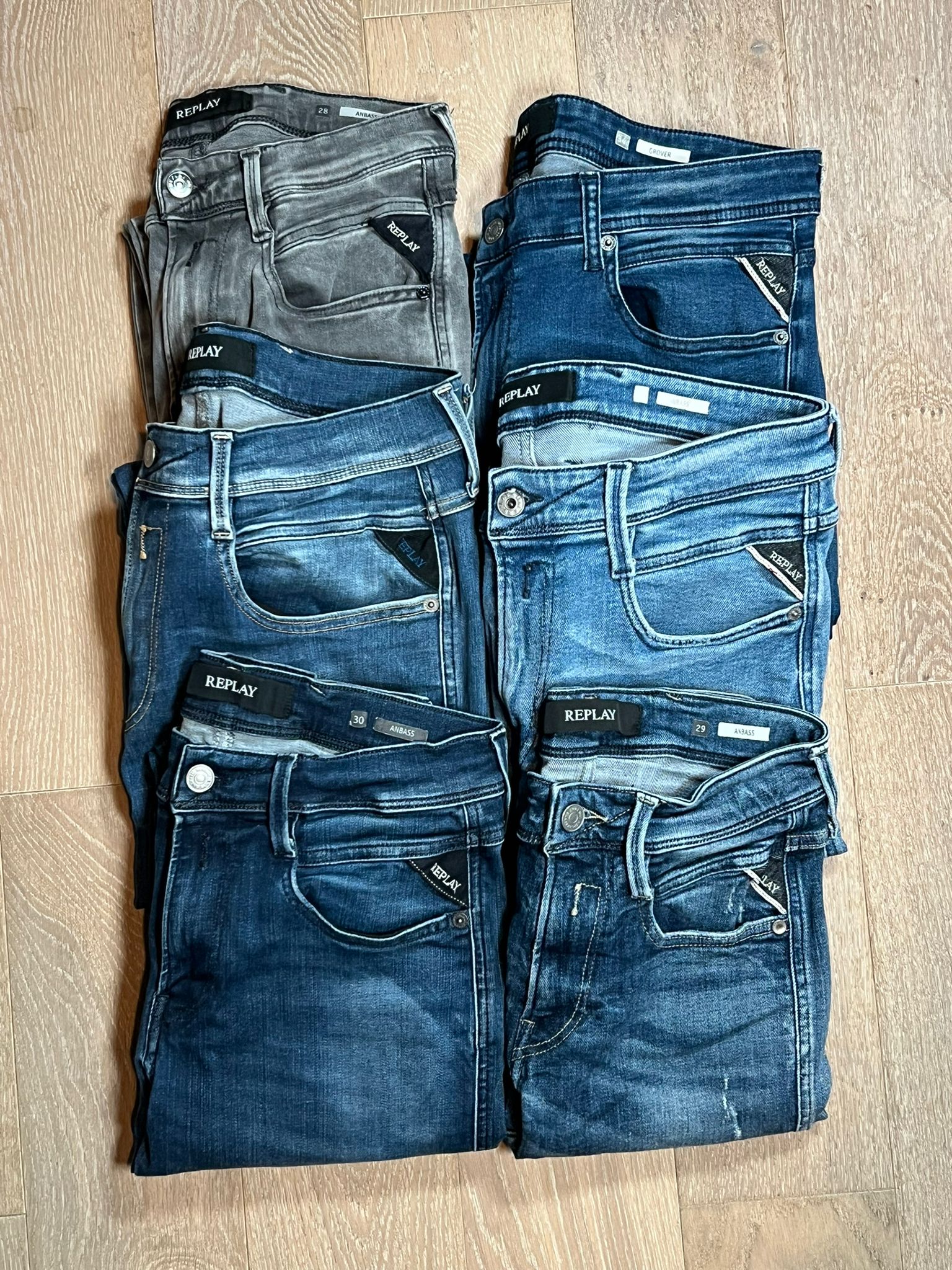 Replay Anbass Jeans Bulk x6
