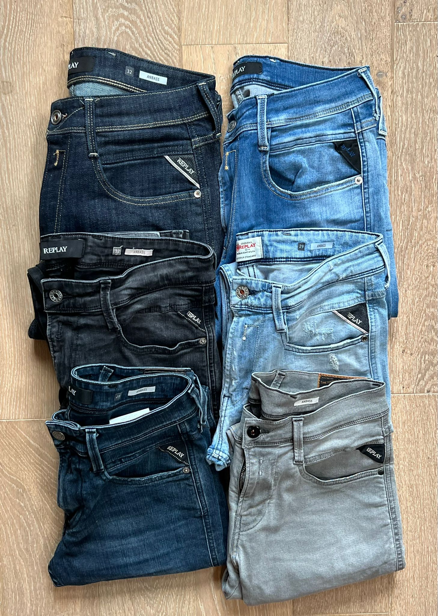 Replay Anbass jeans Bulk x6