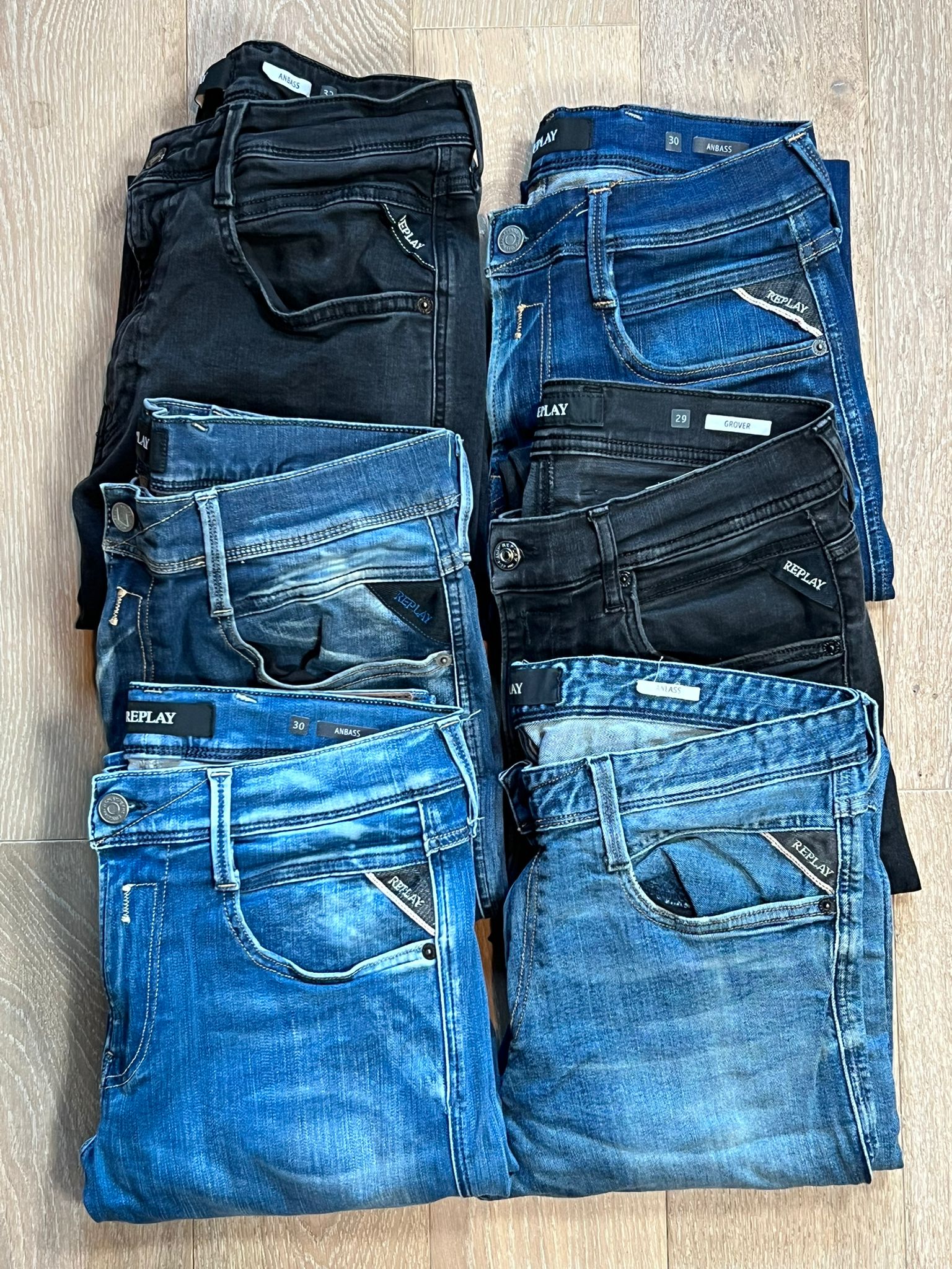 Replay Anbass Jeans bulk x6