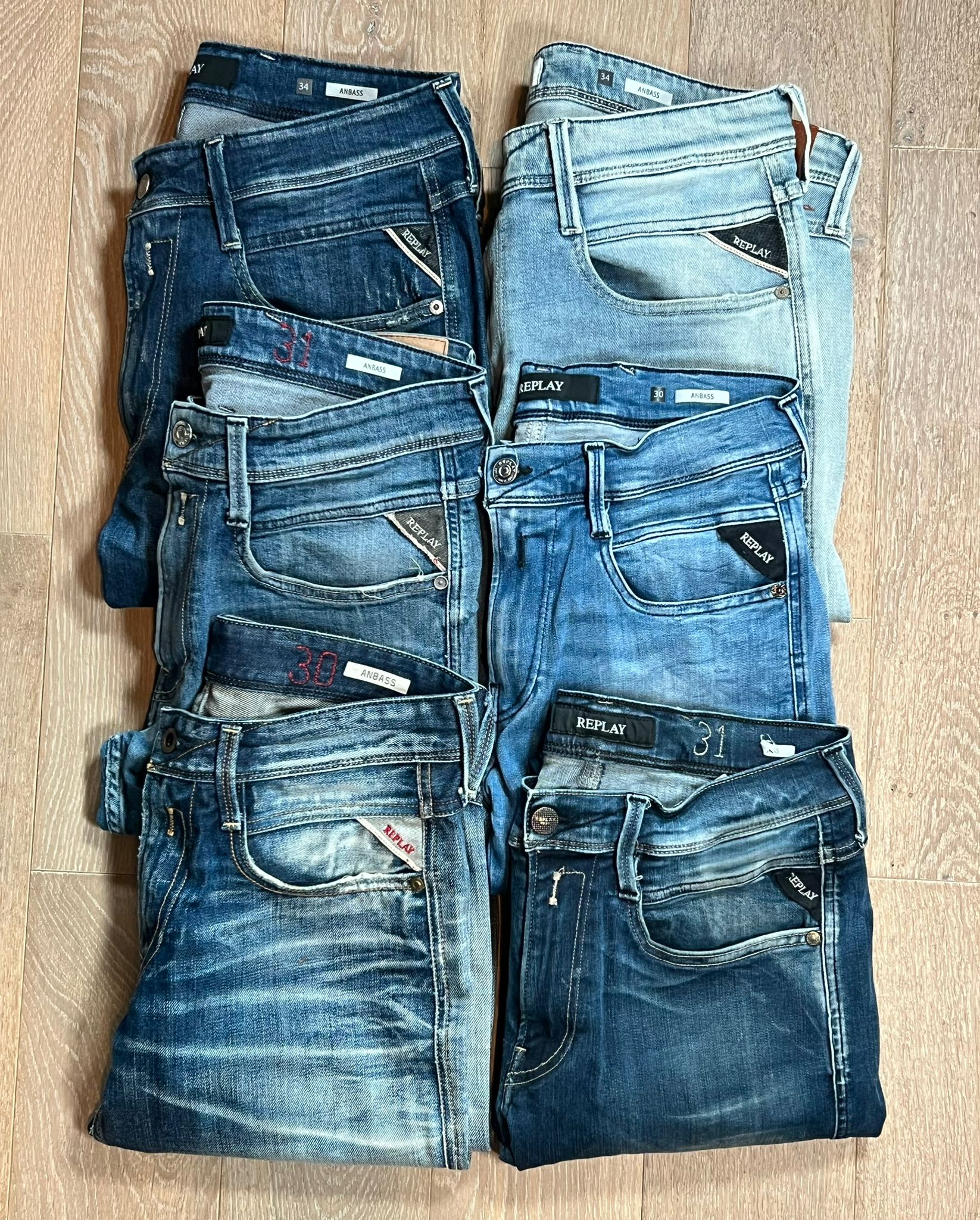 Replay Anbass Jeans Bulk x6