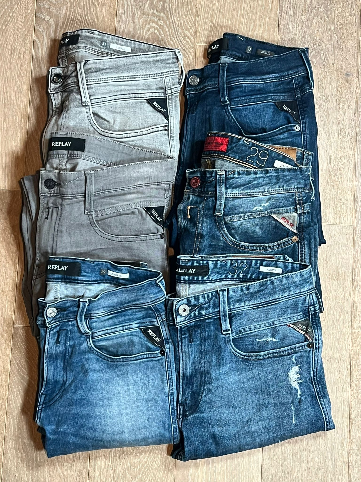 Replay Anbass Jeans Bulk x6