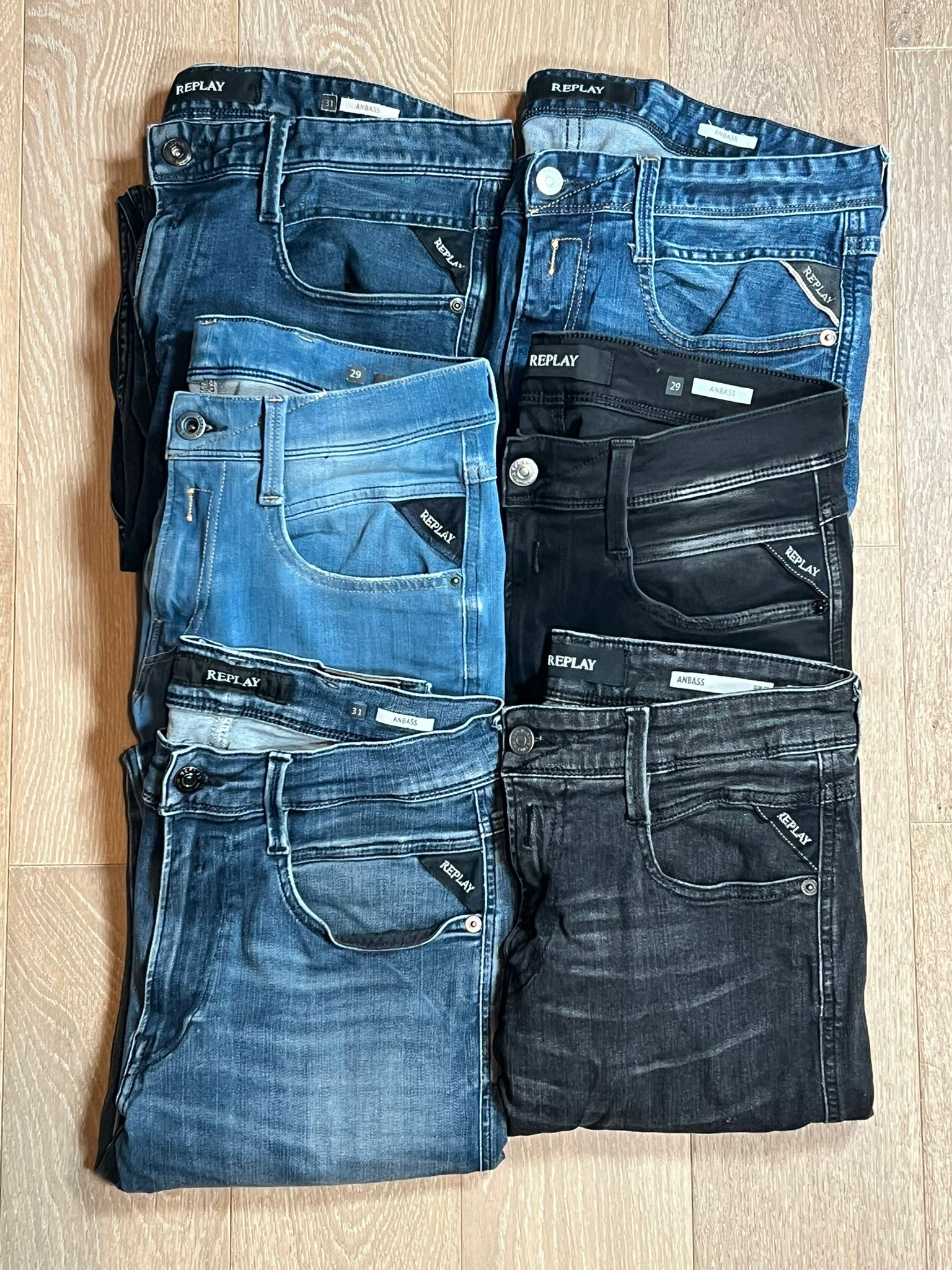 Replay Anbass Jeans Bulk x6