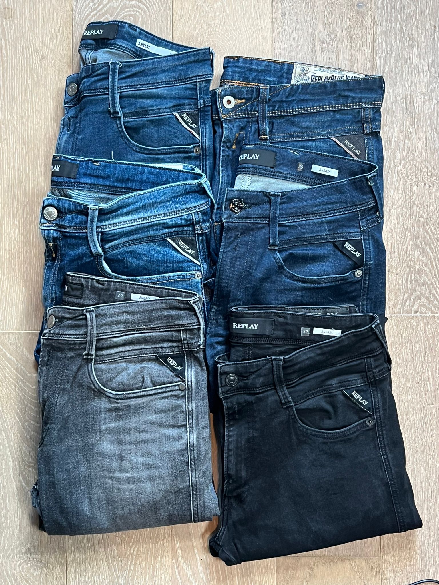 Replay AnbAss Jeans Bulk x6