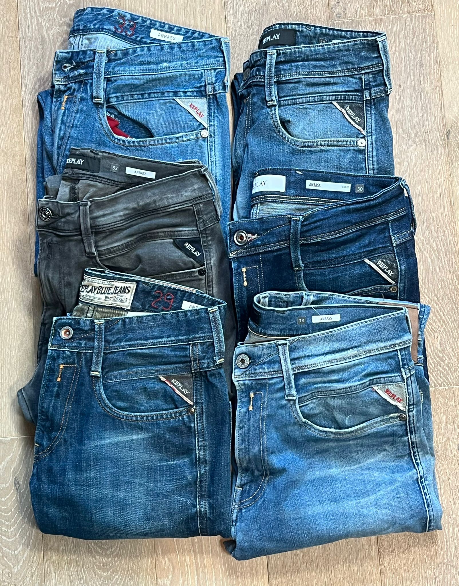 Replay Anbass jeans Bulk x6