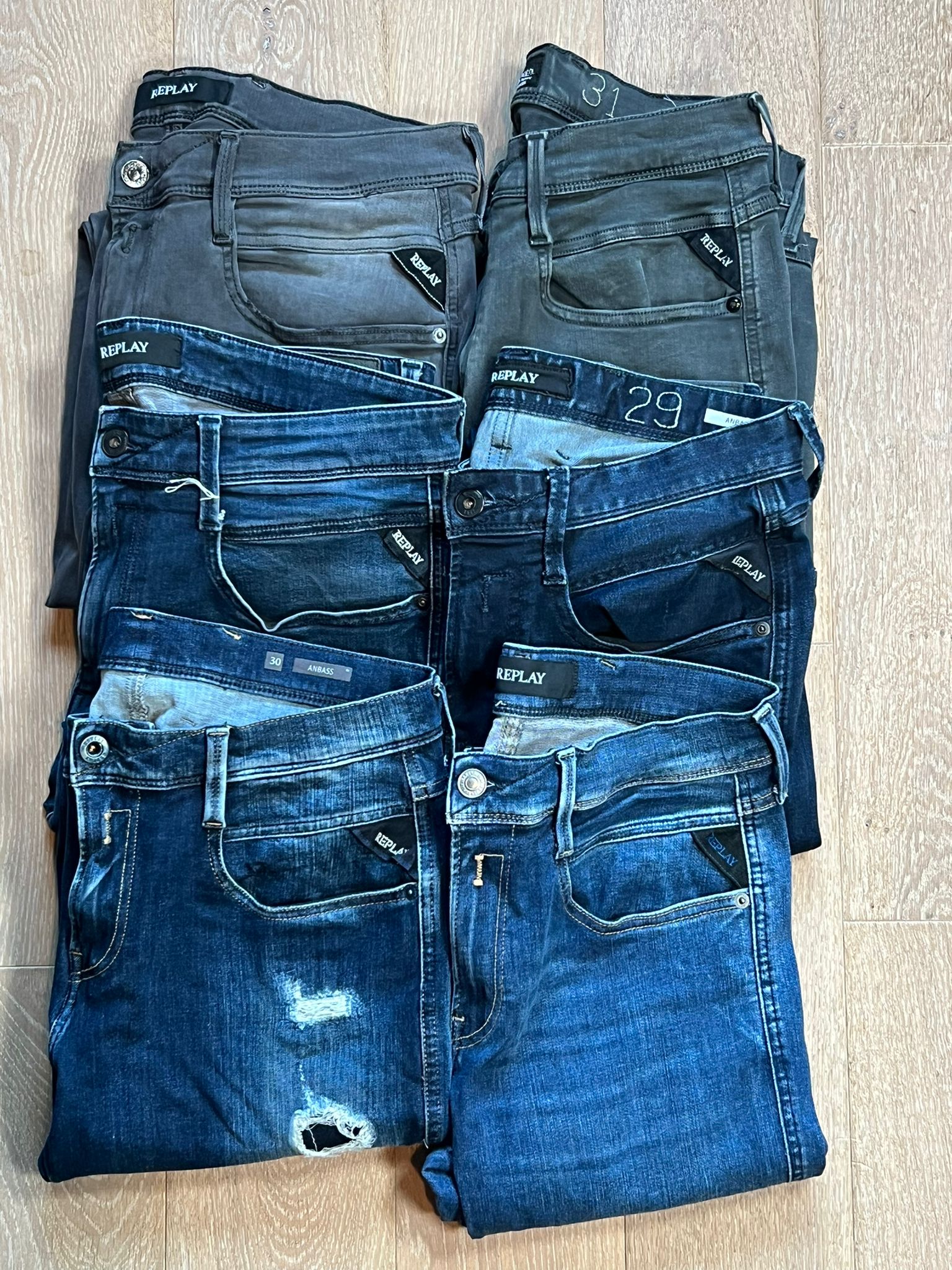 Replay Anbass Jeans Bulk x6