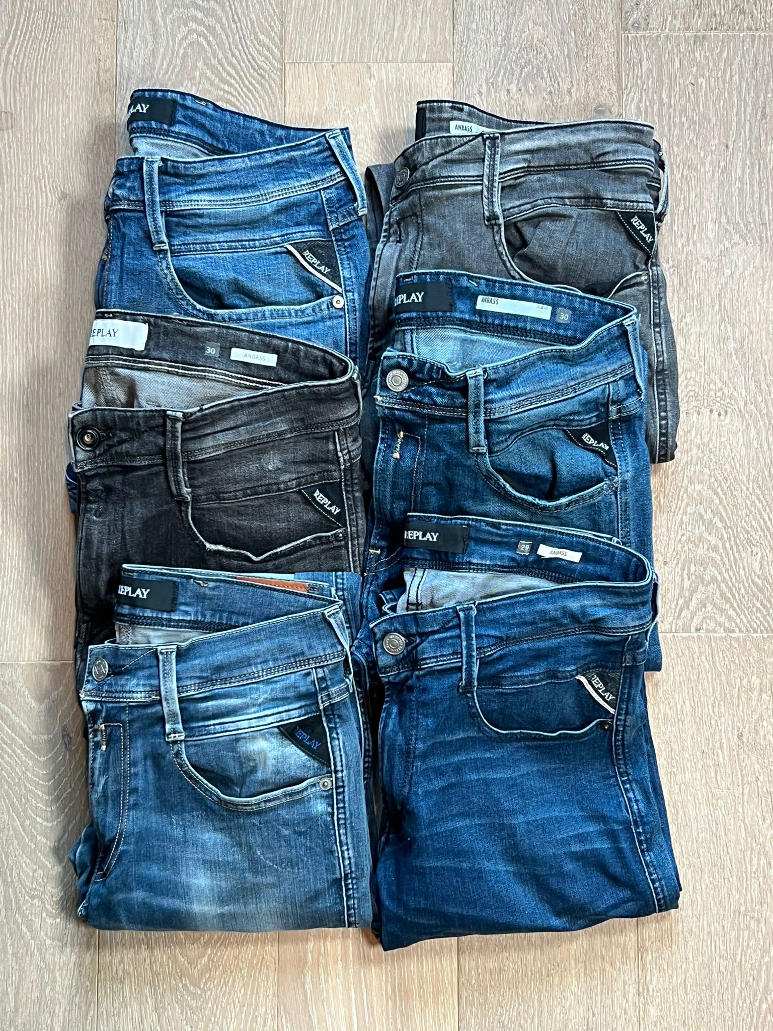 Replay Anbass Jeans Bulk x6