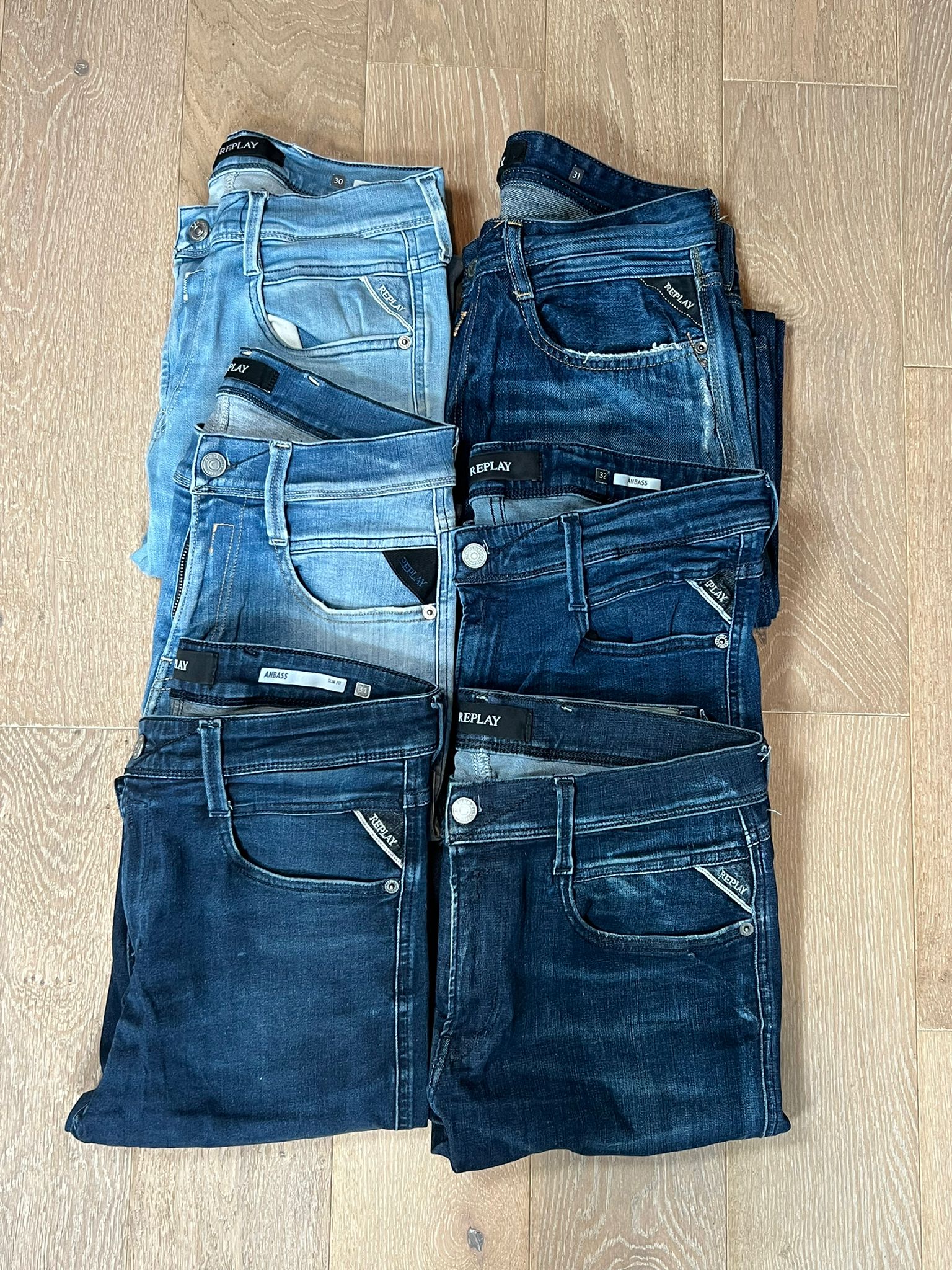 Replay Anbass Jeans Bulk x6