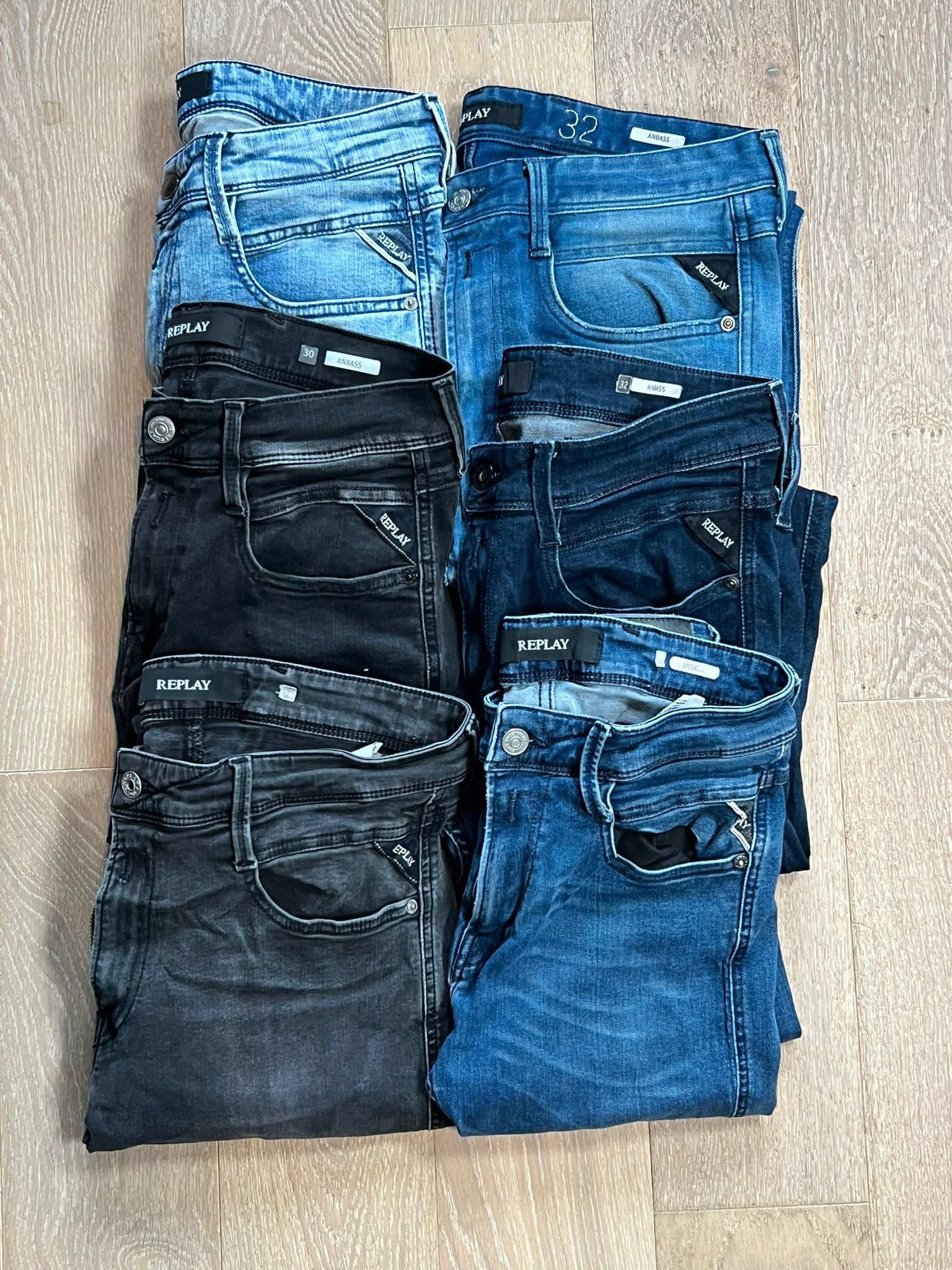 Replay Anbass Jeans Bulk x6