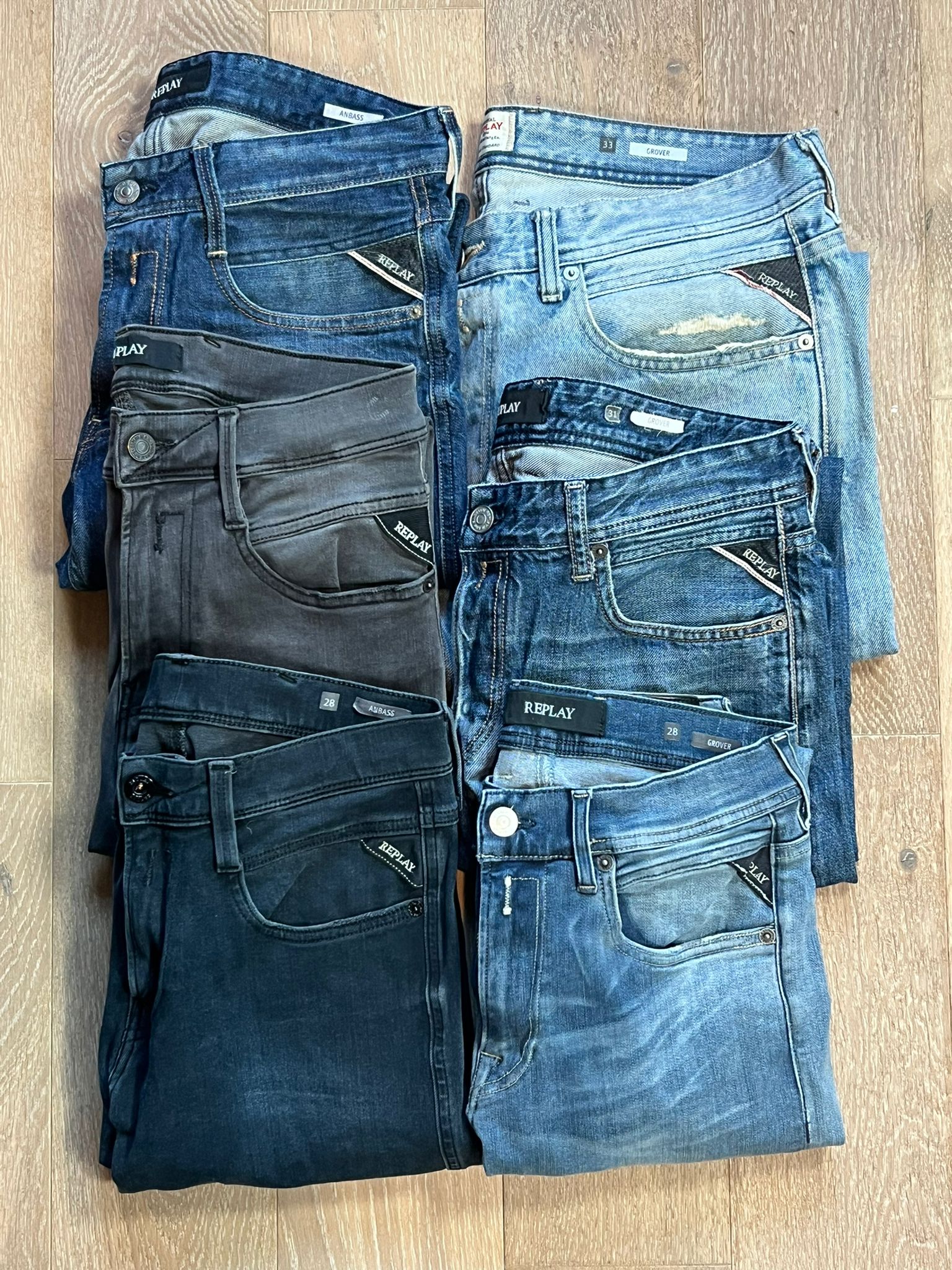 Replay Anbass Jeans Bulk x6