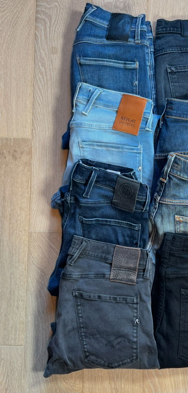 Replay Anbass & Nudie Jeans bulk x8