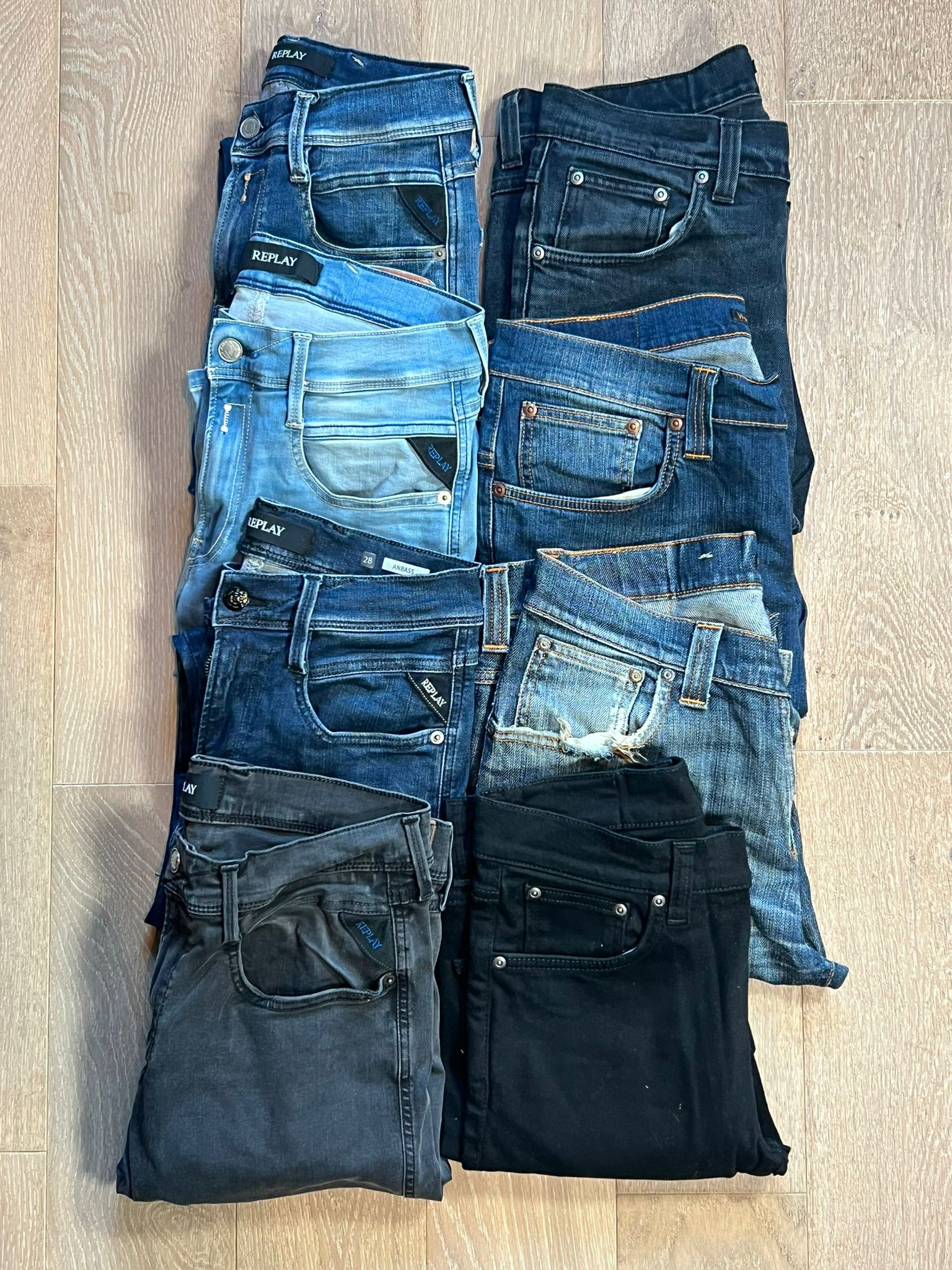 Replay Anbass & Nudie Jeans bulk x8