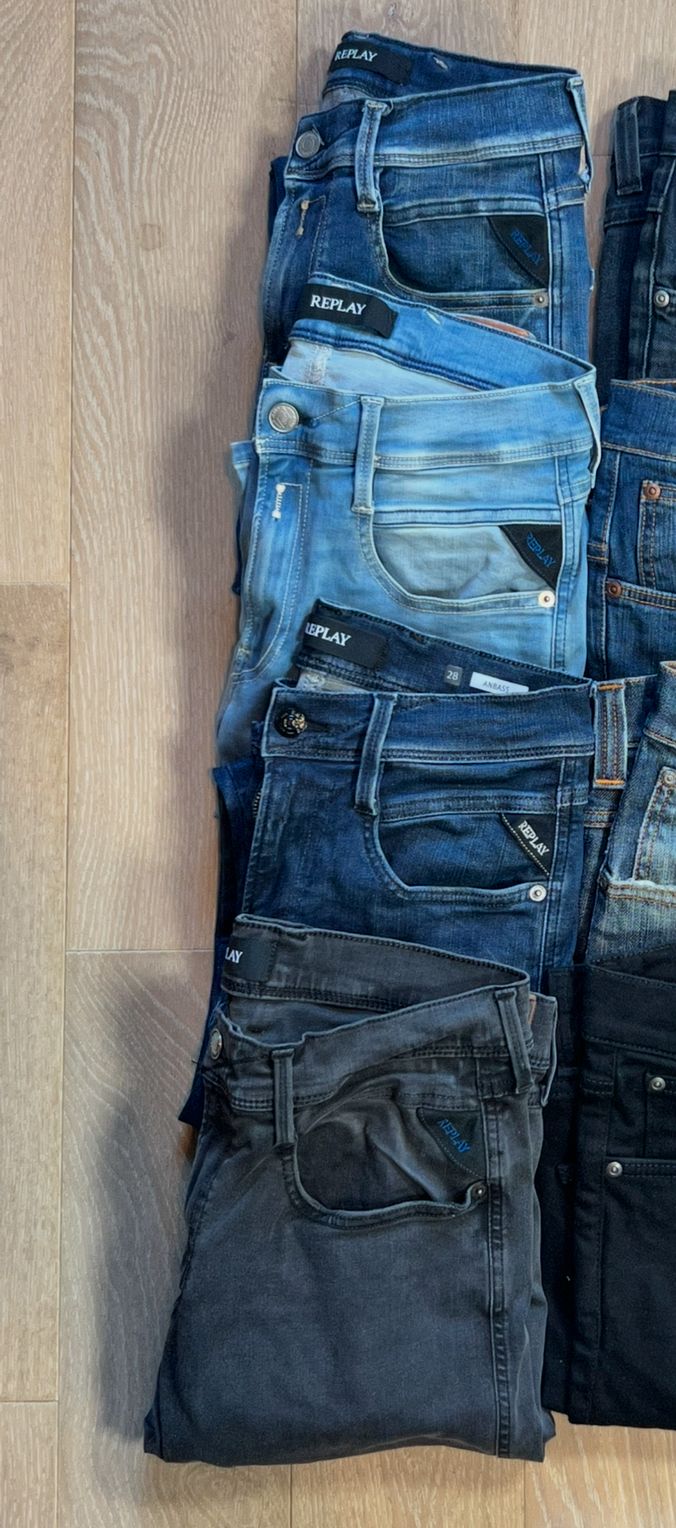 Replay Anbass & Nudie Jeans bulk x8