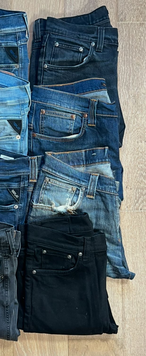 Replay Anbass & Nudie Jeans bulk x8