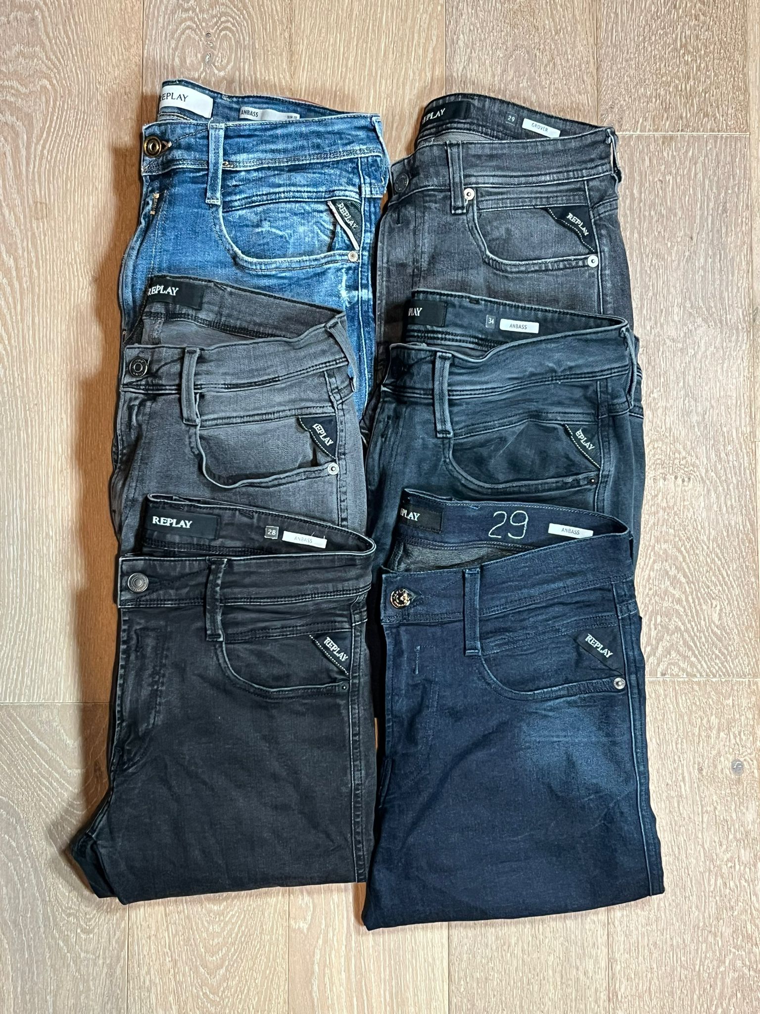 Replay Anbass Jeans Bulk x6