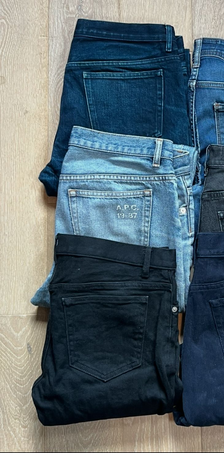 A.P.C & Valentino Jeans Bulk x6